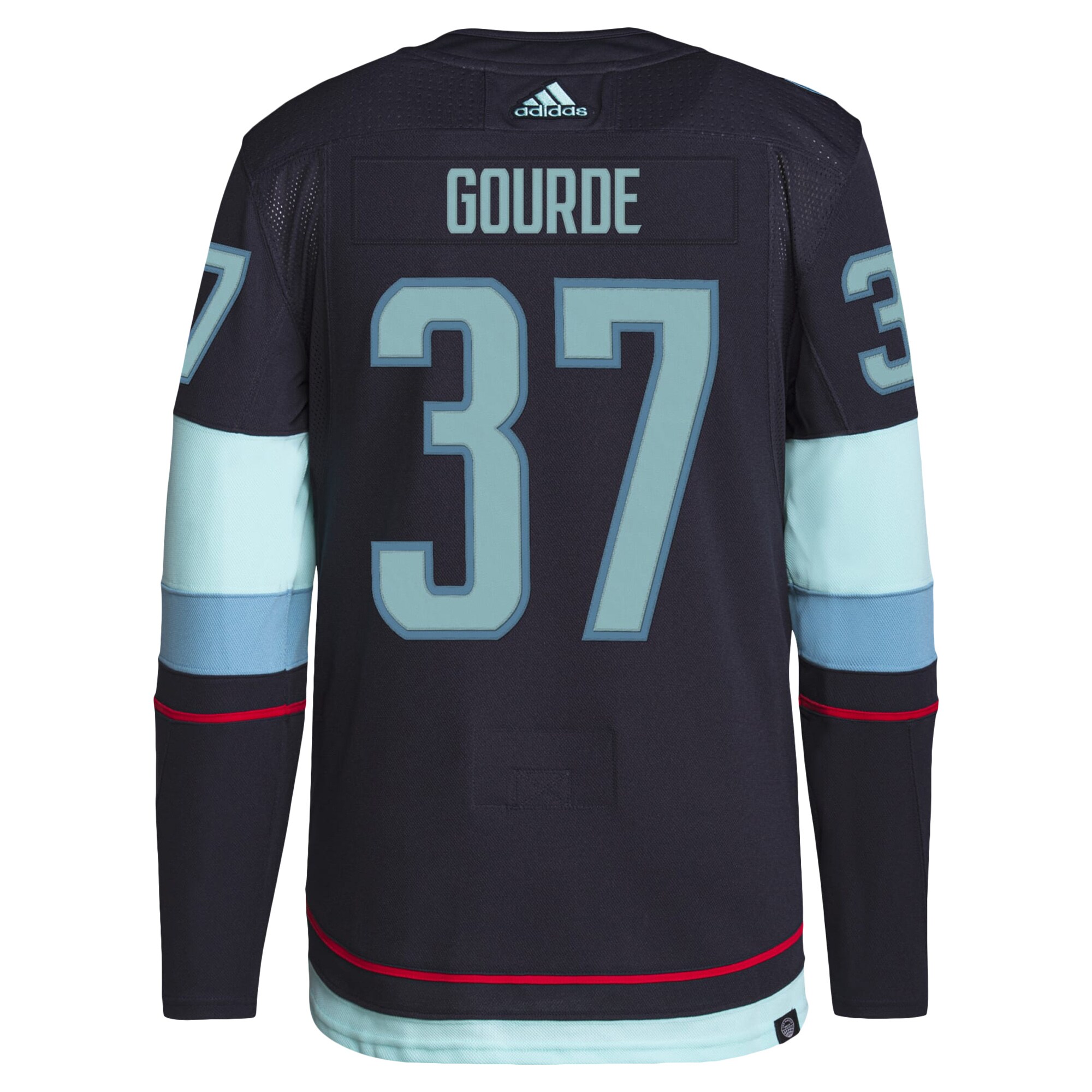 Yanni Gourde Seattle Kraken adidas Home Primegreen Authentic Pro Player Jersey - Deep Sea Blue