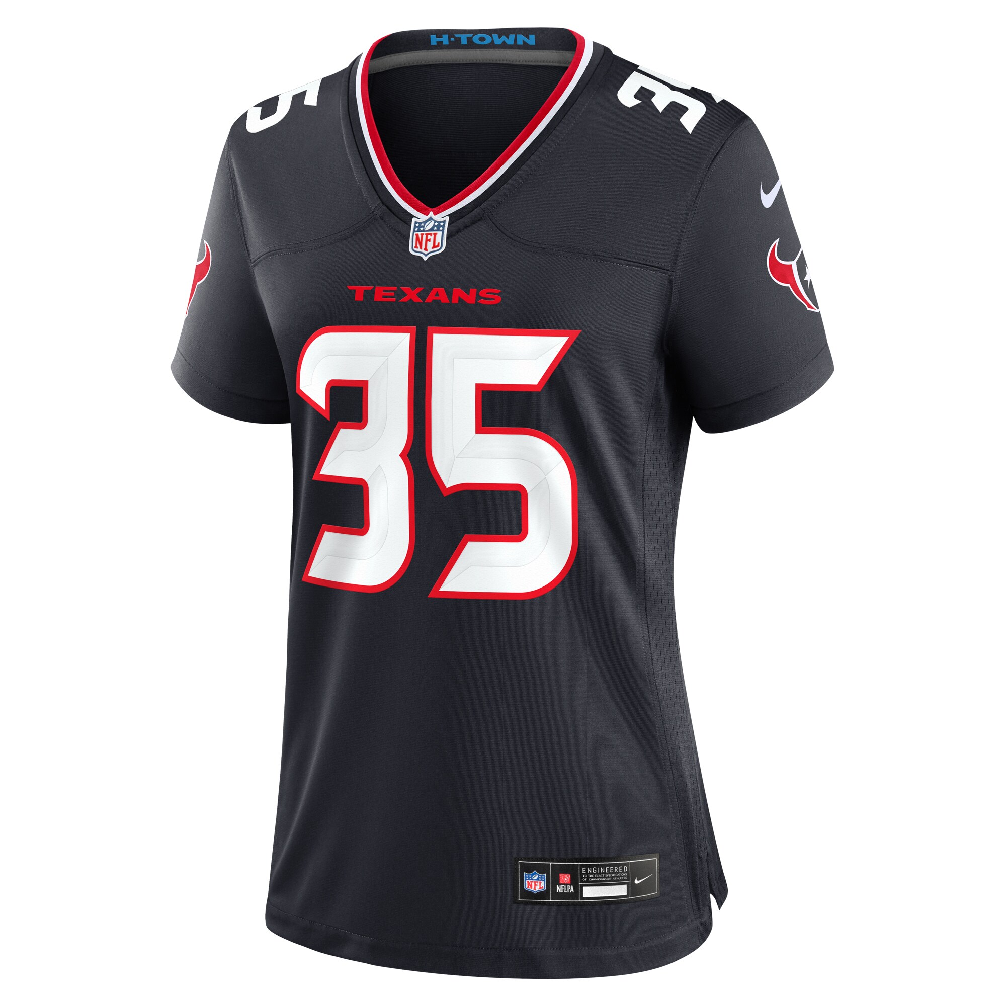 Jake Hansen Houston Texans  Women's Team Game Jersey -  Navy