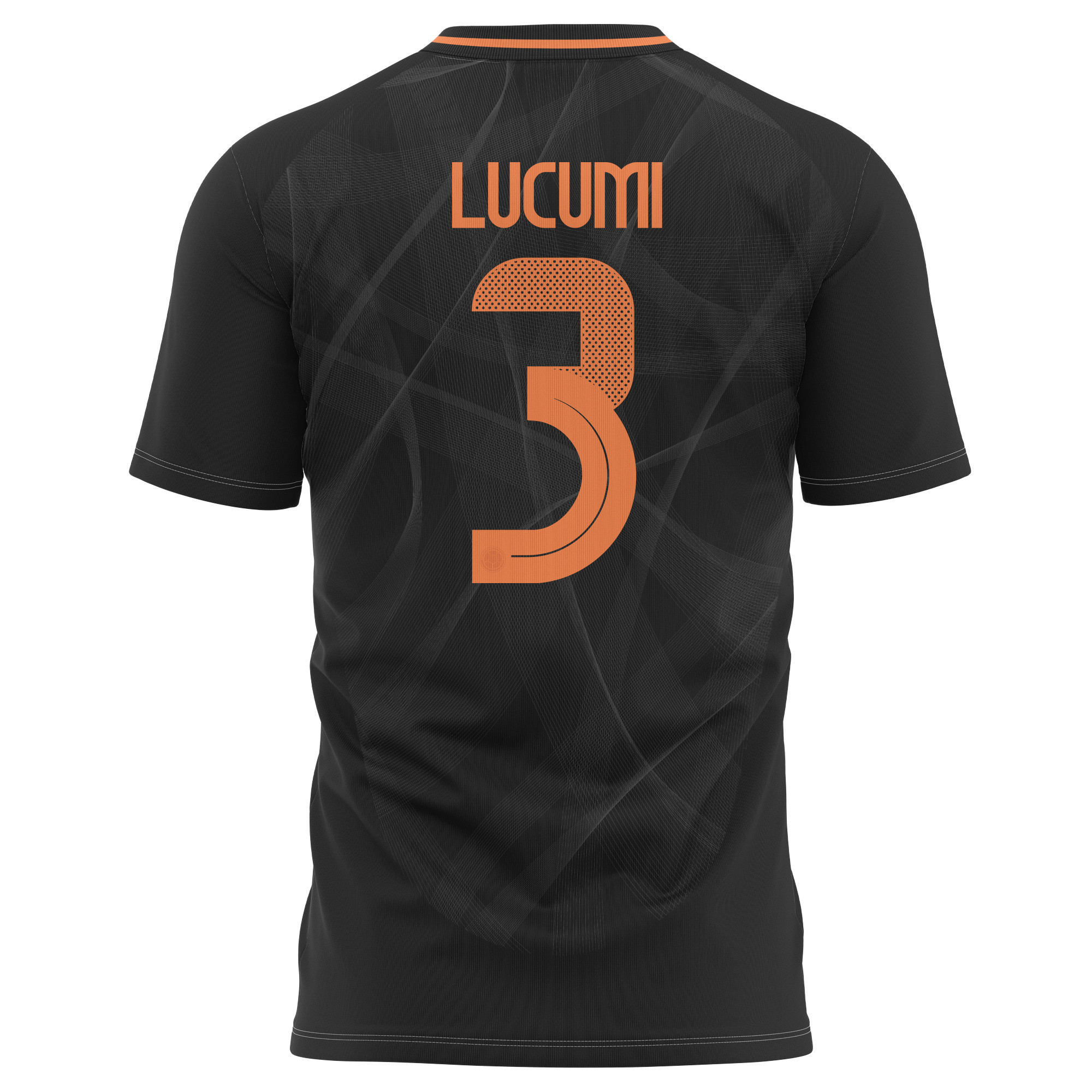 Jhon Lucumi 3 Colombia National Team 2024 Away Kits AOP T-shirt - Black