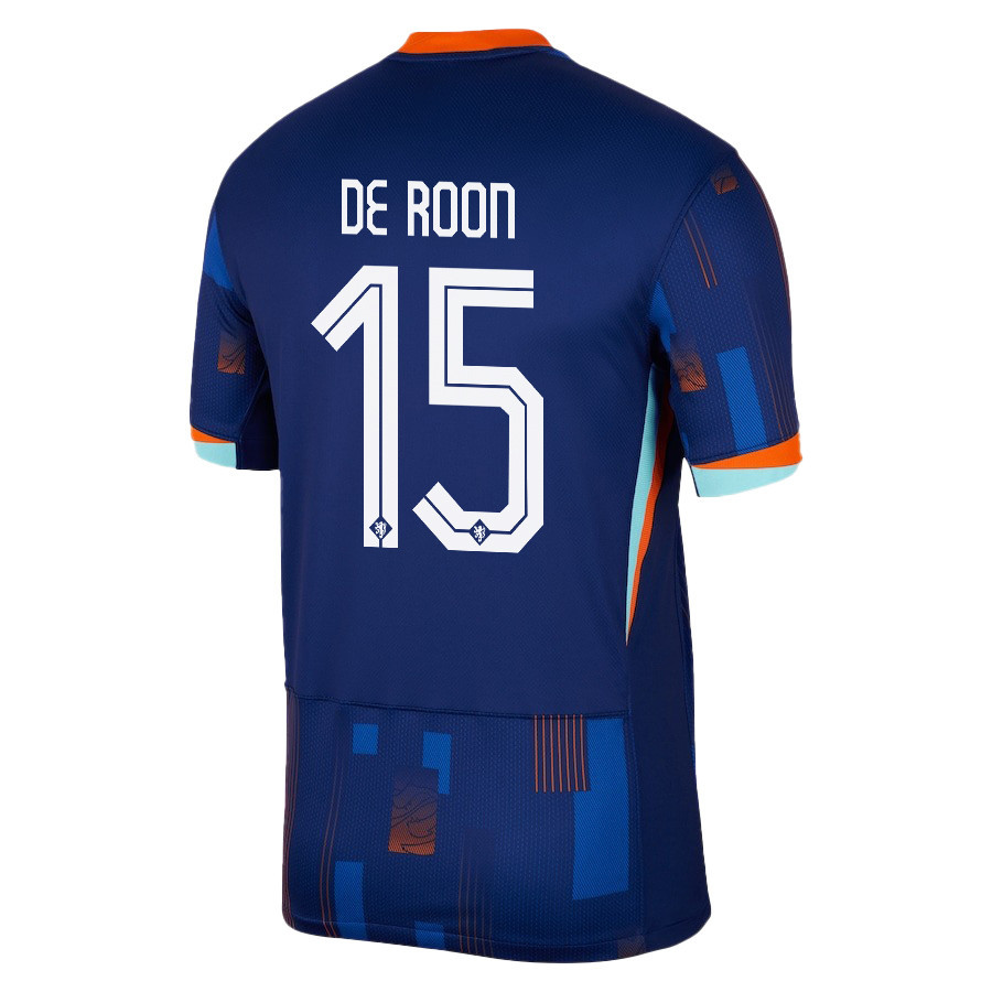 Marten de Roon 15 Netherlands National Team 2024/25 Away Men Jersey - Navy