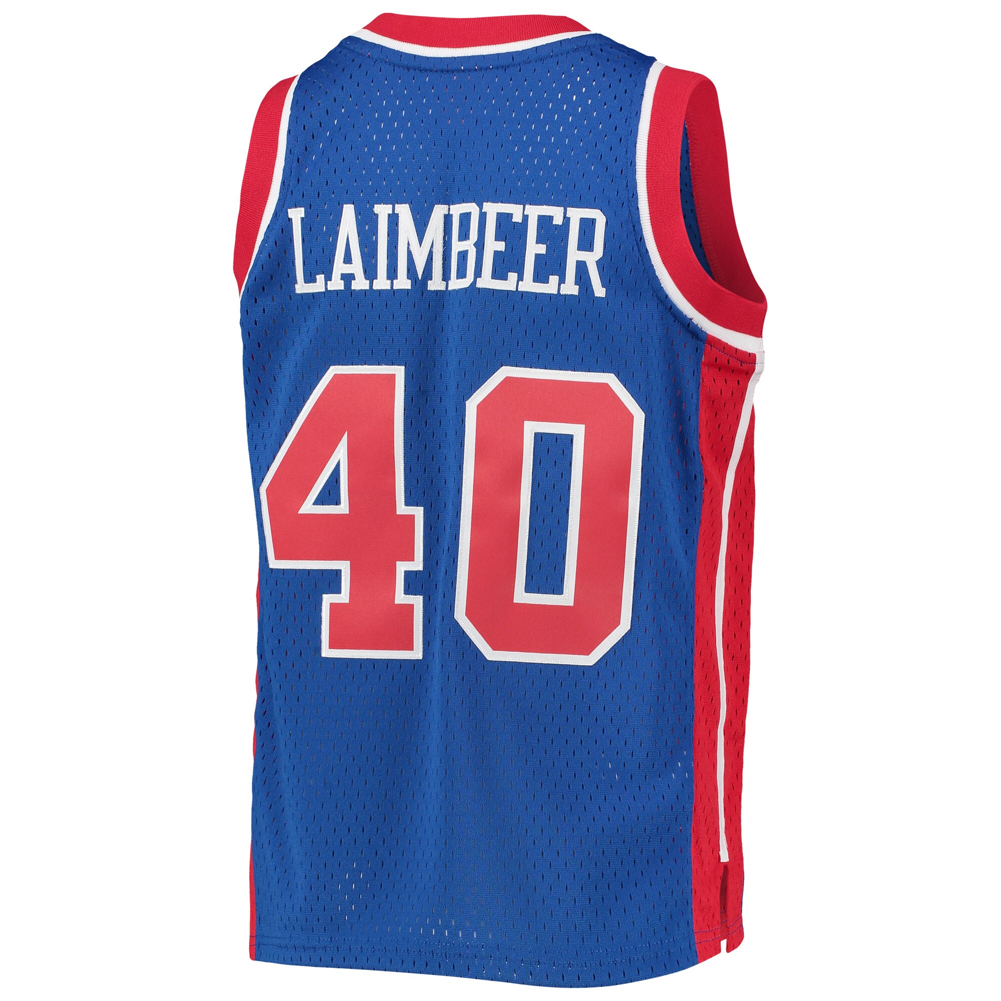 Bill Laimbeer Detroit Pistons Mitchell & Ness Youth 1988\/89 Hardwood Classics Swingman Jersey - Blue