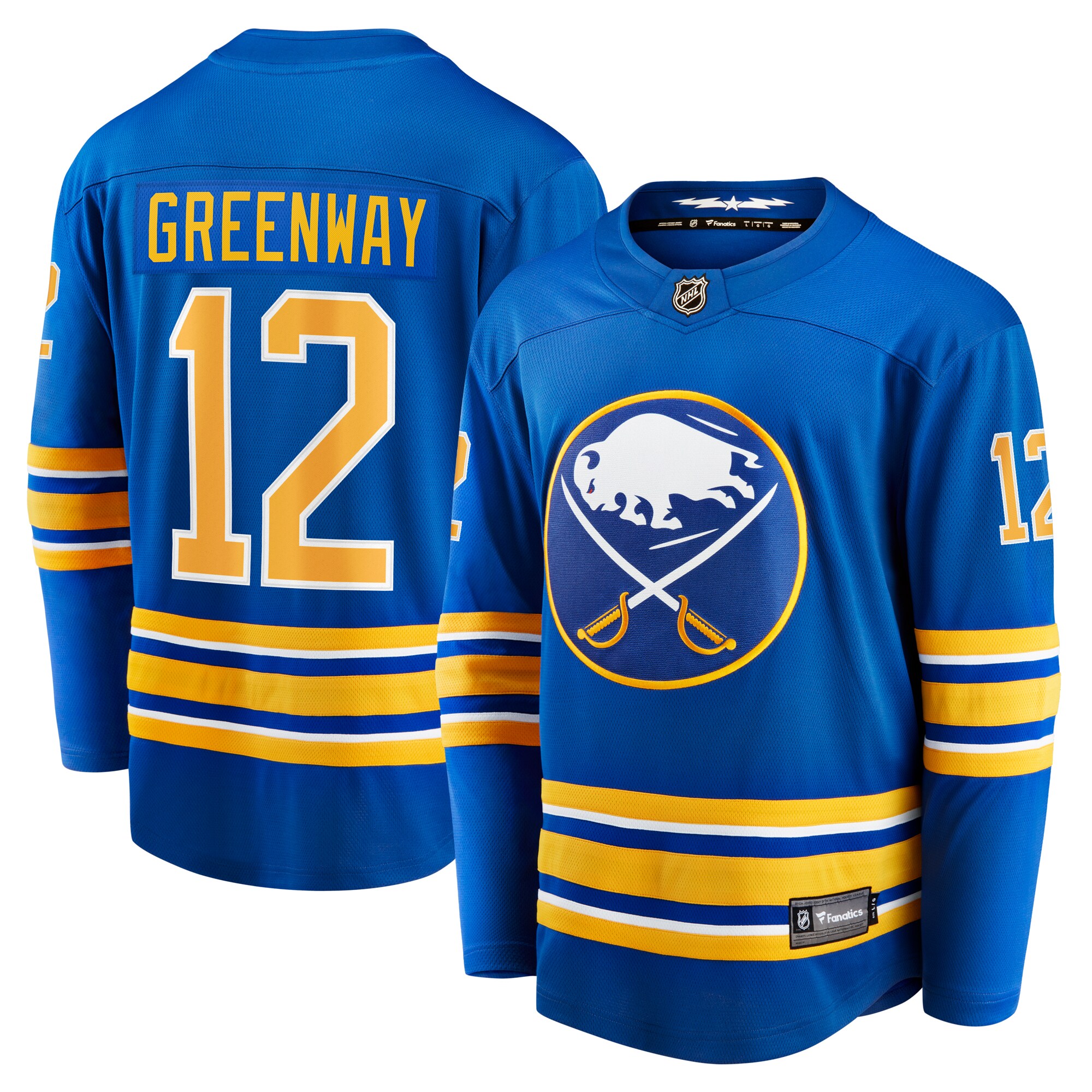 Jordan Greenway Buffalo Sabres Fanatics Home Breakaway Jersey - Royal