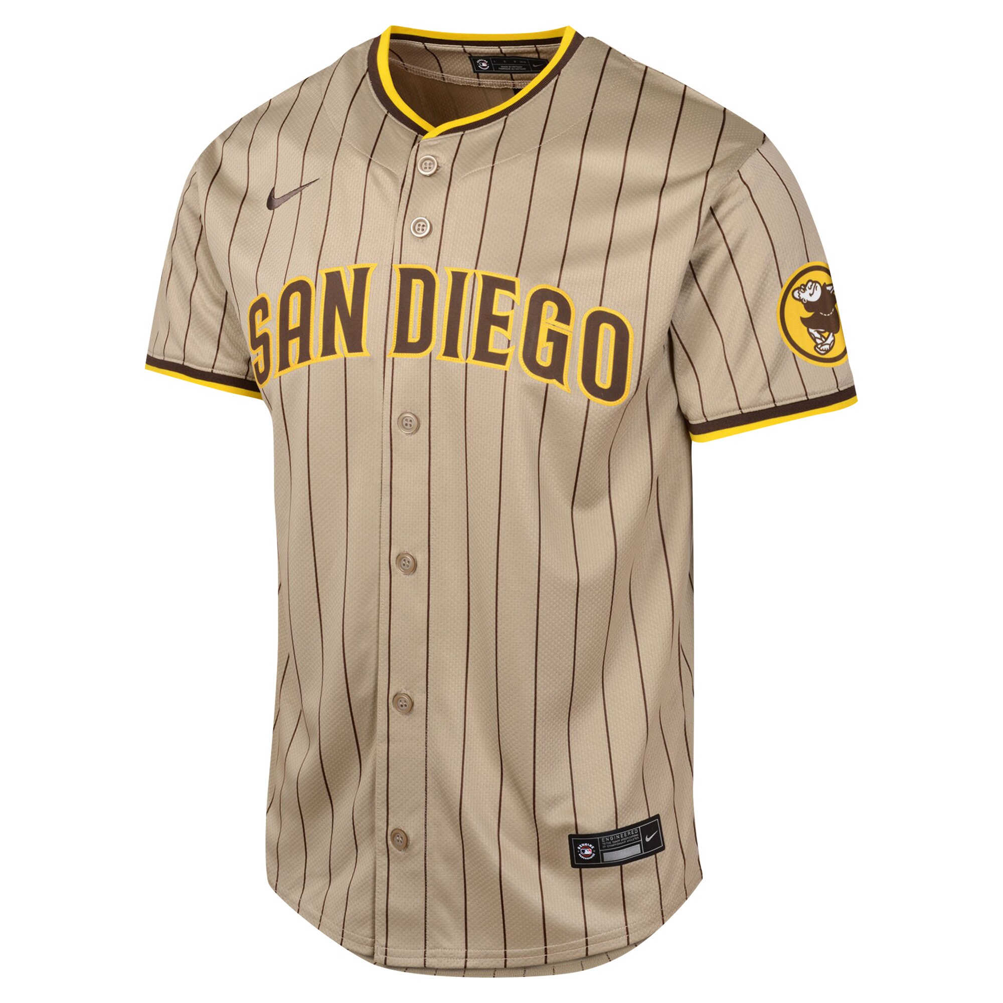Manny Machado San Diego Padres  Youth Alternate Limited Player Jersey - Sand