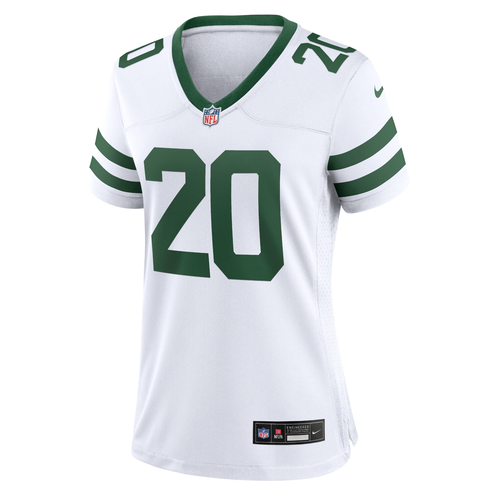 Breece Hall New York Jets  Women's Game Jersey - Legacy White