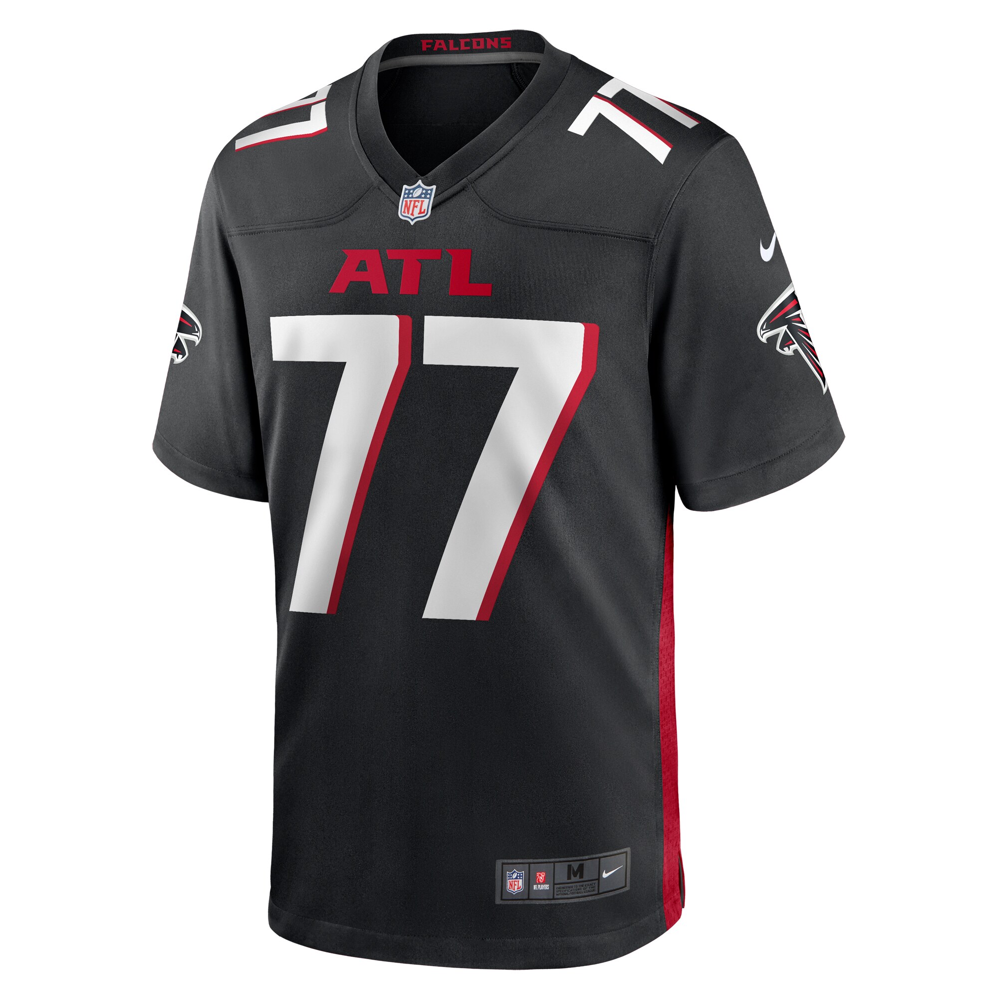 Storm Norton Atlanta Falcons   Game Jersey -  Black