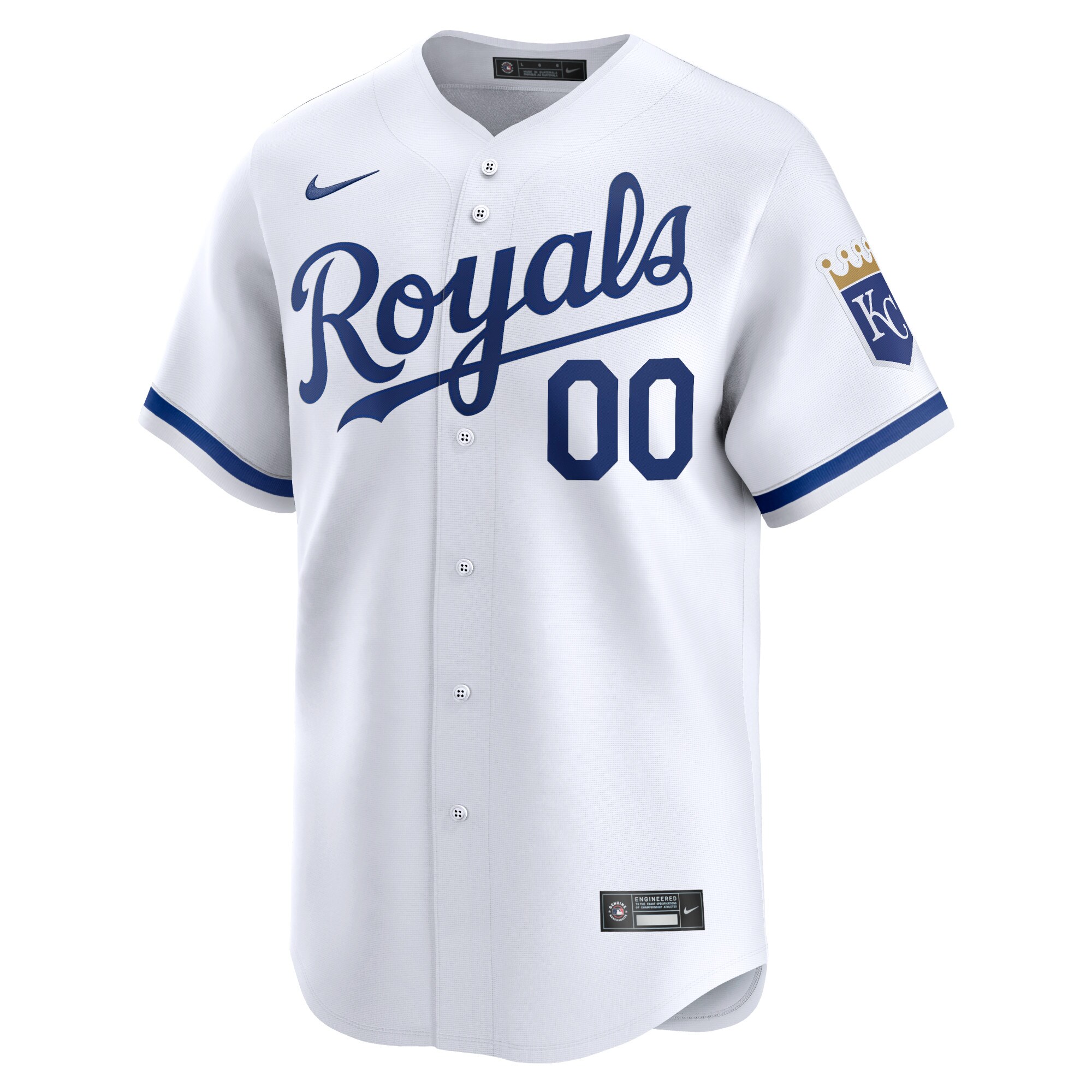 Kansas City Royals  Youth Home Limited Custom Jersey - White