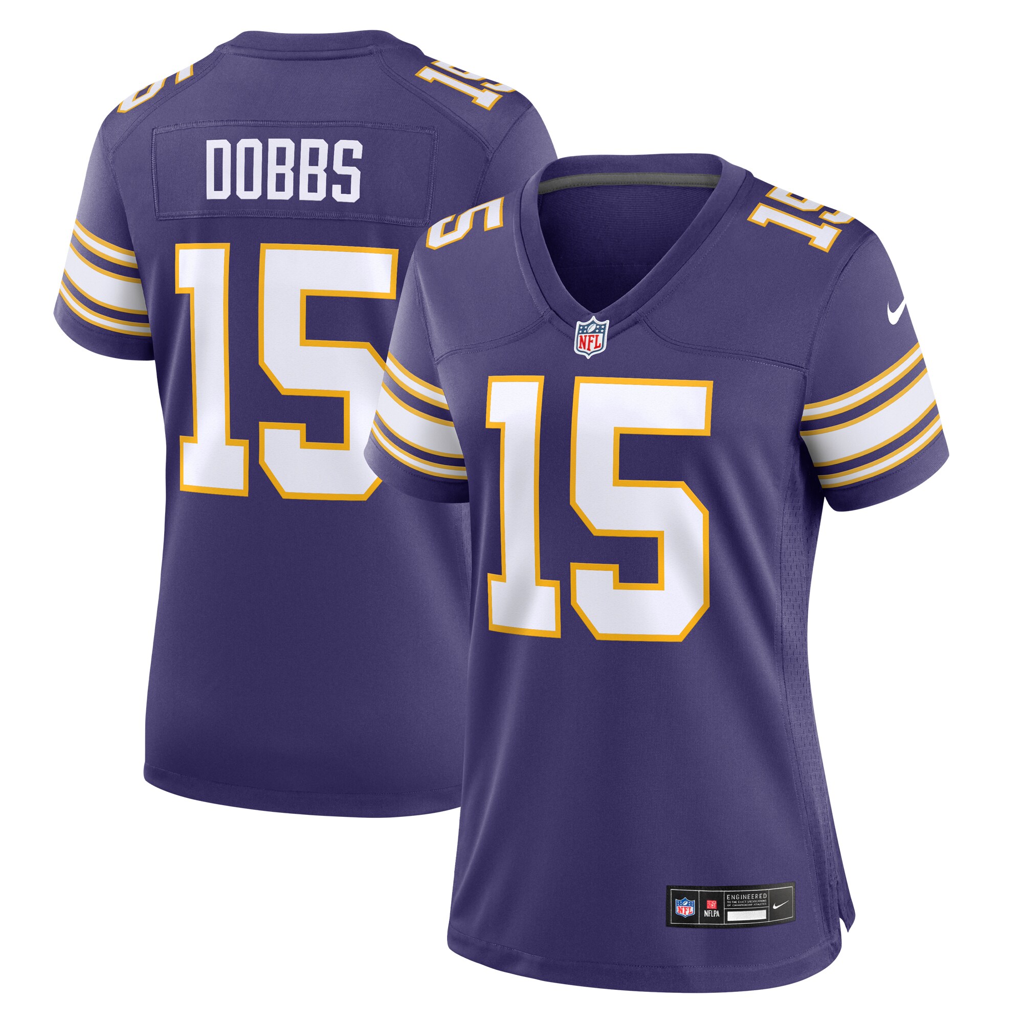 Joshua Dobbs Minnesota Vikings  Women's Alternate Game Jersey - Purple