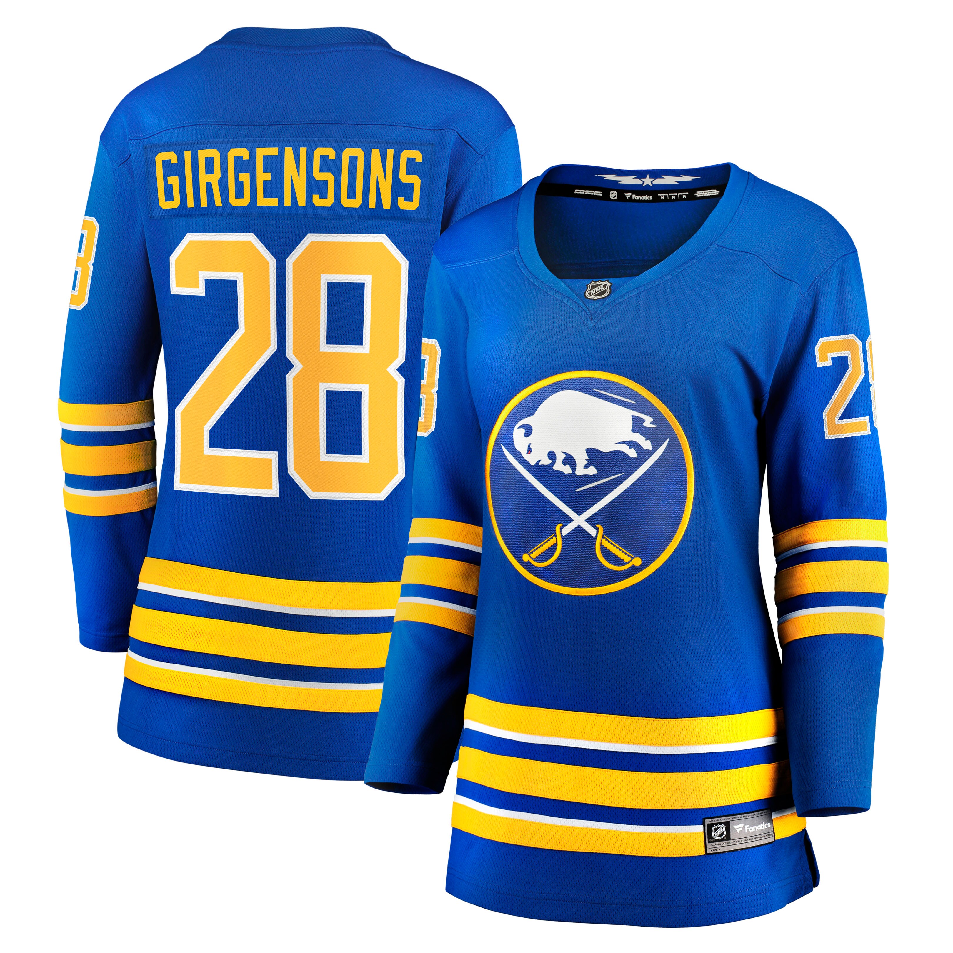 Zemgus Girgensons Buffalo Sabres Fanatics Women's Home Breakaway Player Jersey - Royal