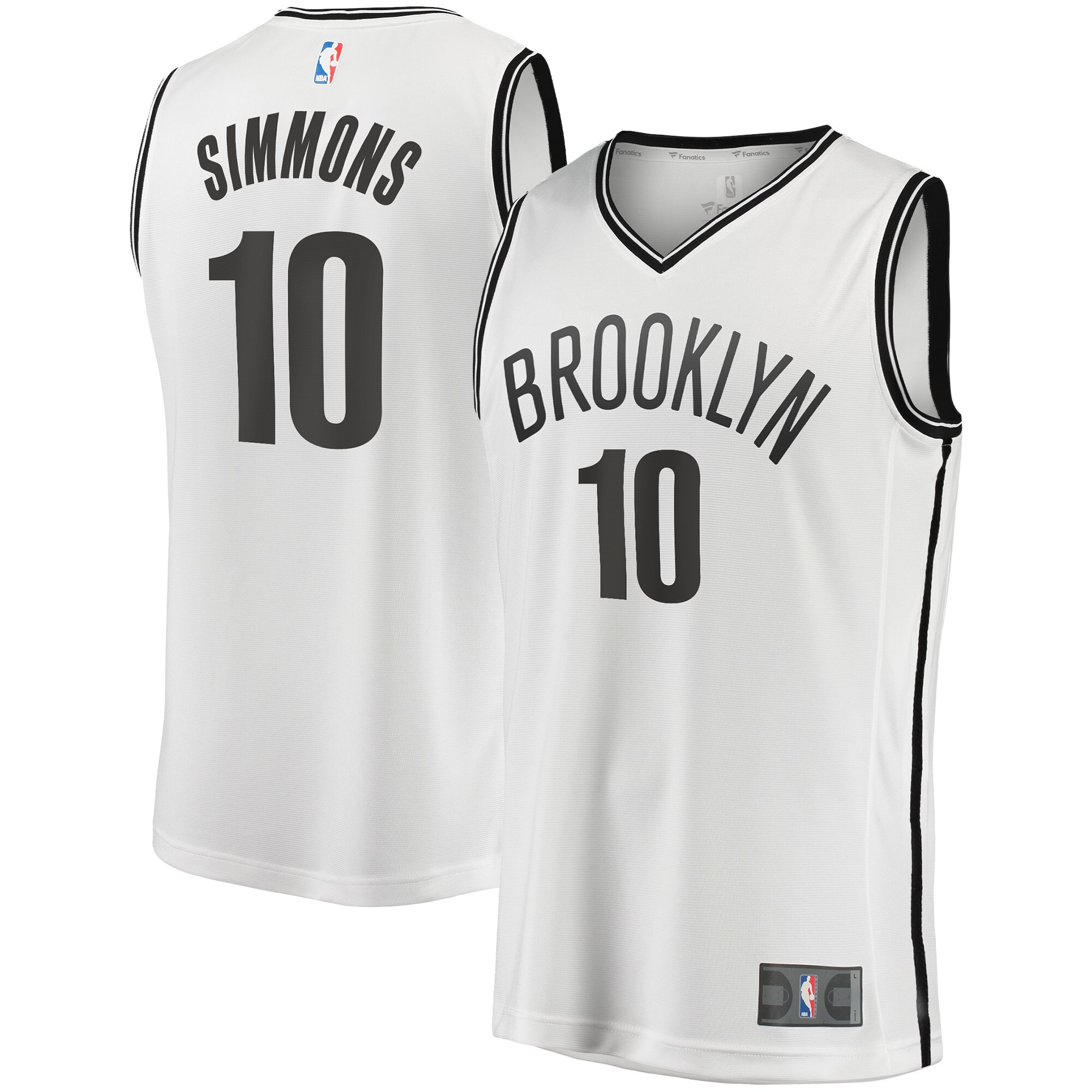 Ben Simmons Brooklyn Nets Fanatics Fast Break Replica Jersey - Association Edition - White