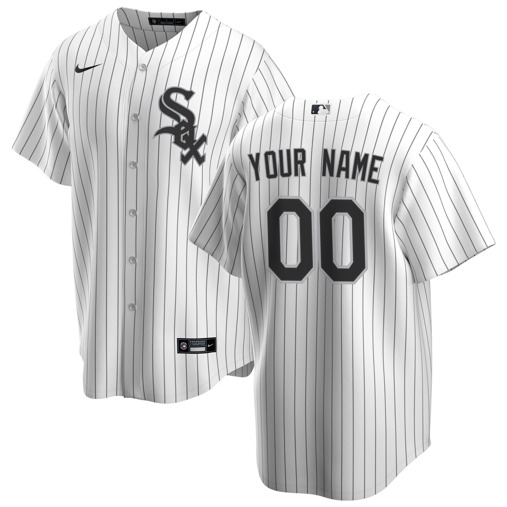 Chicago White Sox  Home Replica Custom Jersey - White