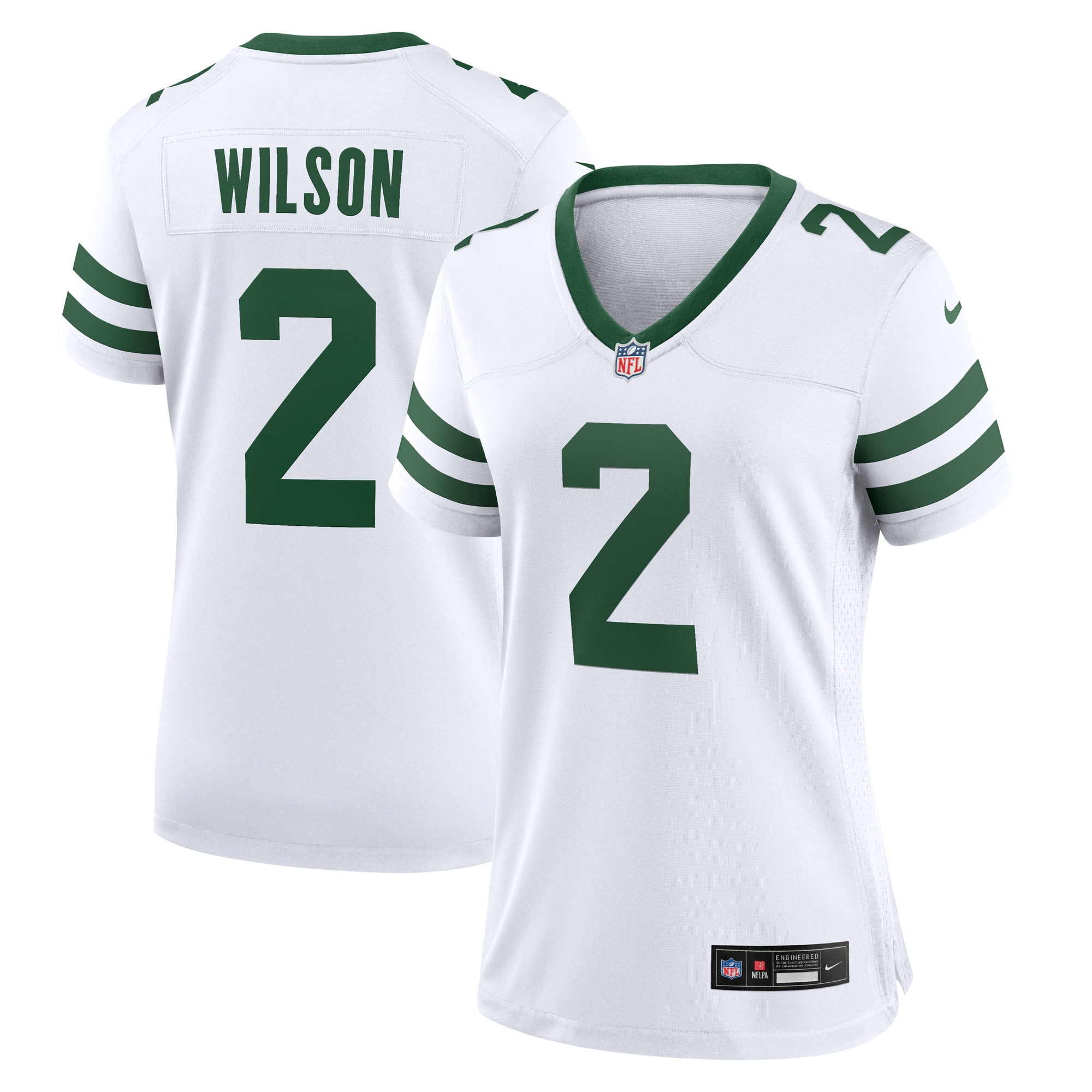 Zach Wilson New York Jets  Women's Game Jersey - Legacy White