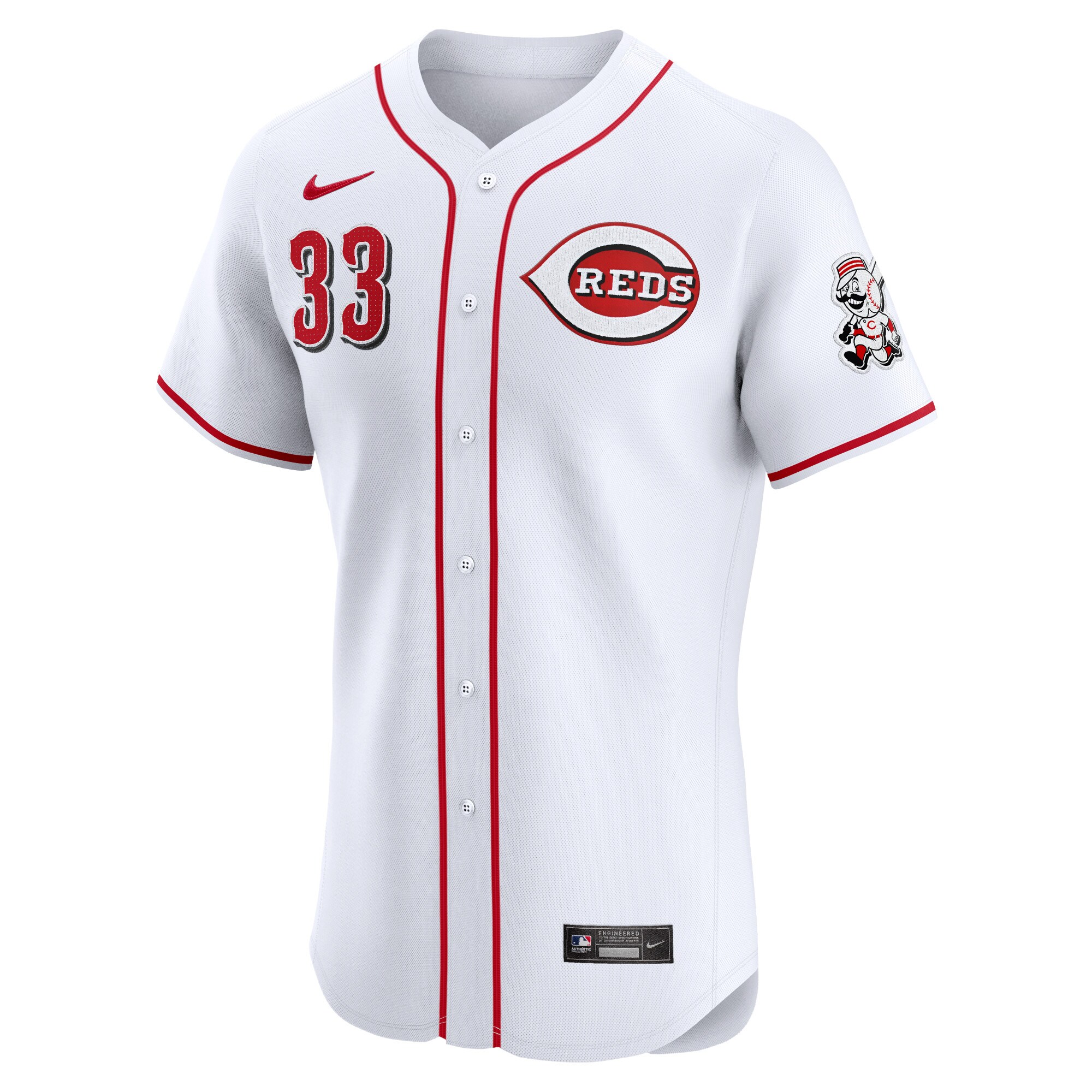 Christian Encarnacion-Strand Cincinnati Reds  Home Elite Player Jersey - White