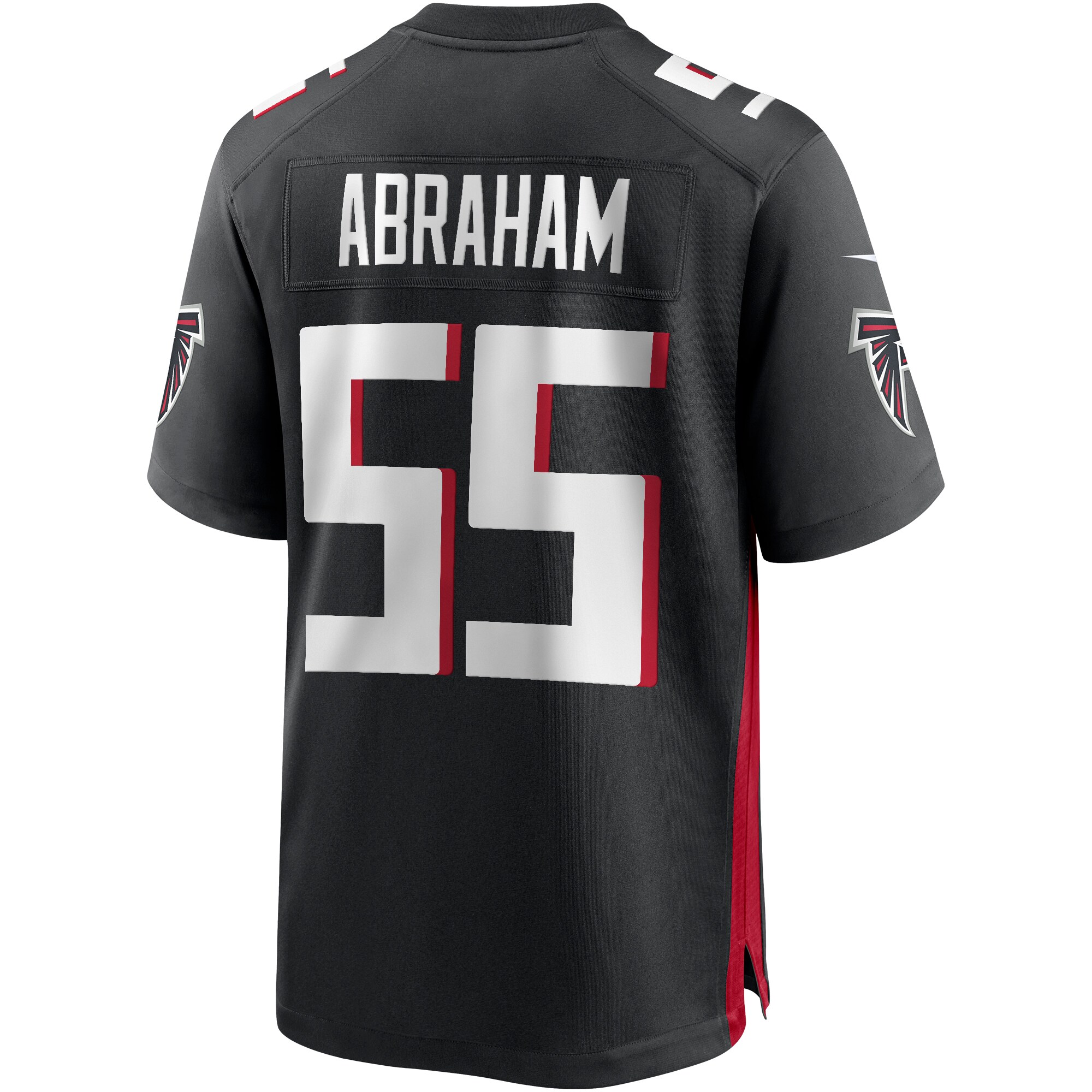 John Abraham Atlanta Falcons  Game Retired Player Jersey - Black