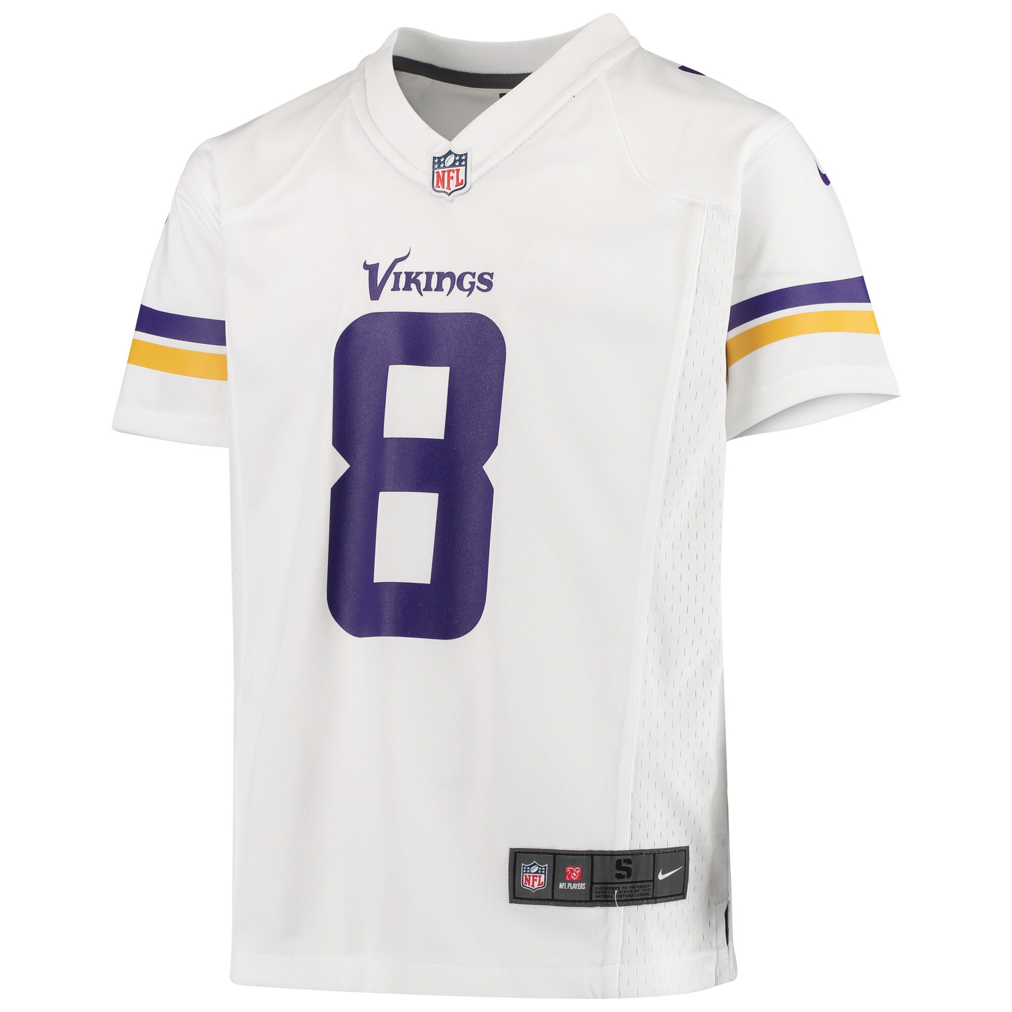 Kirk Cousins Minnesota Vikings  Youth Game Jersey - White