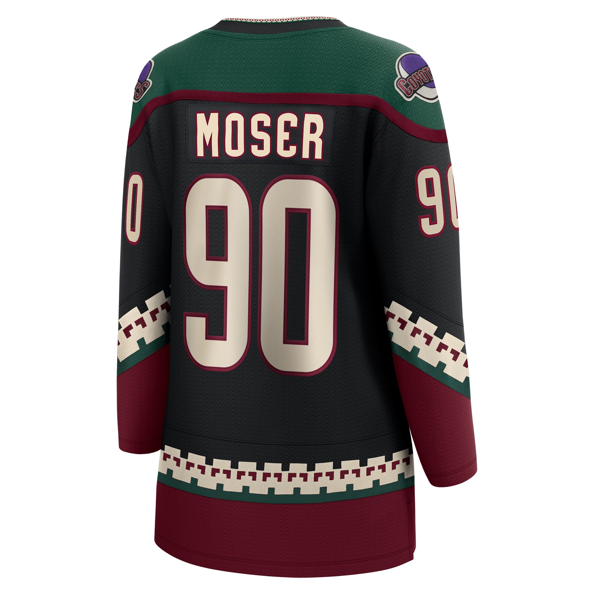 J.J. Moser Arizona Coyotes Fanatics Women's Home Breakaway Player Jersey - Black