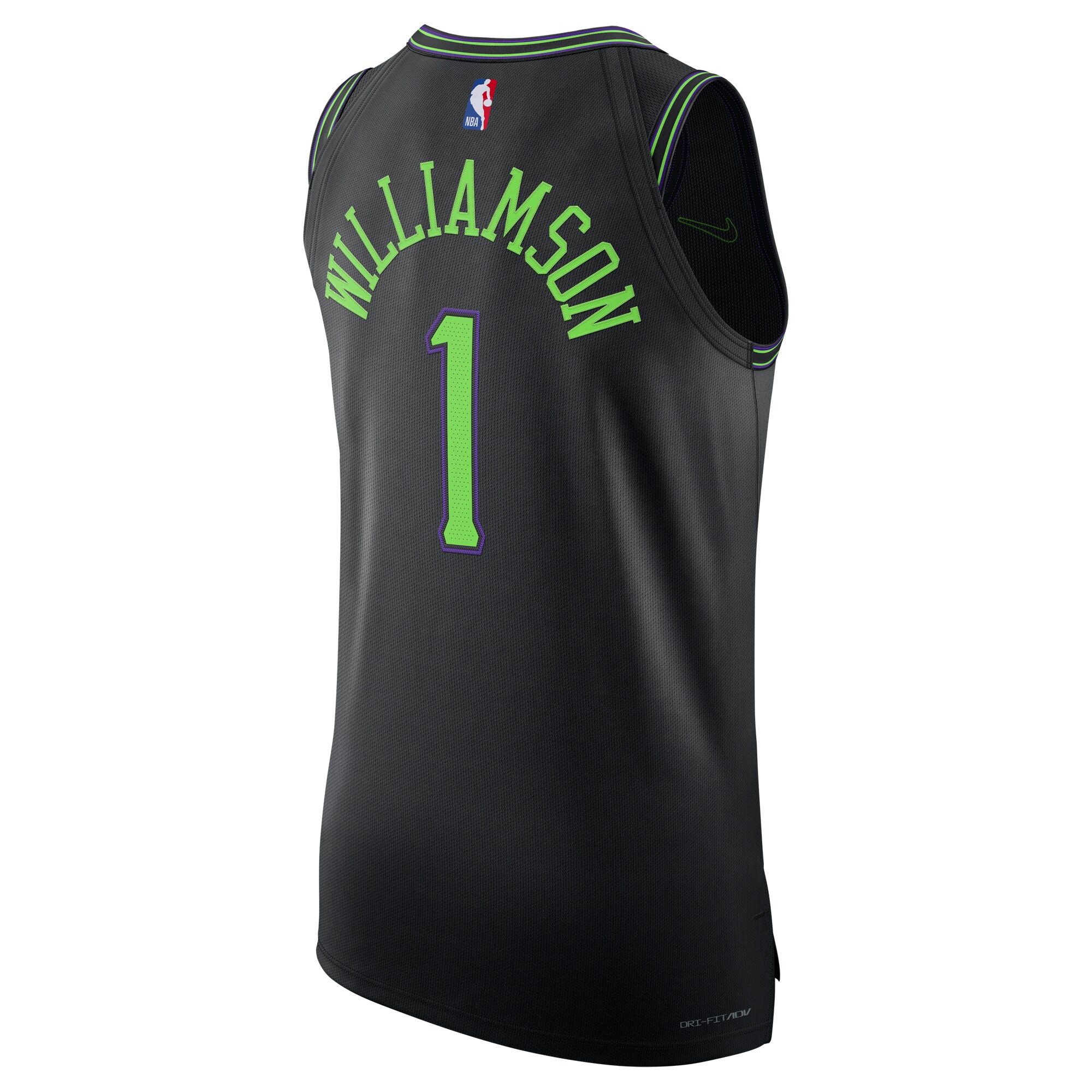 Zion Williamson New Orleans Pelicans  Authentic Jersey - City Edition - Black