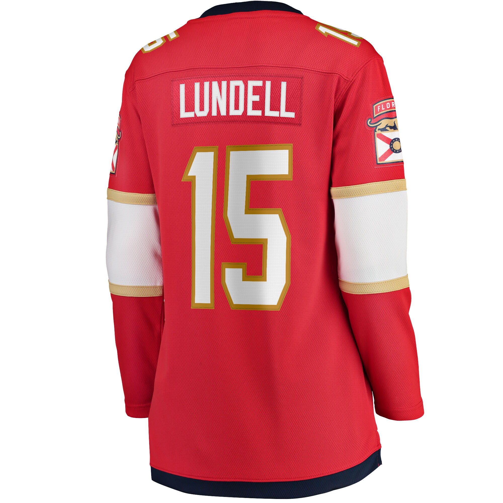Anton Lundell Florida Panthers Fanatics Women's Home Breakaway Player Jersey - Red