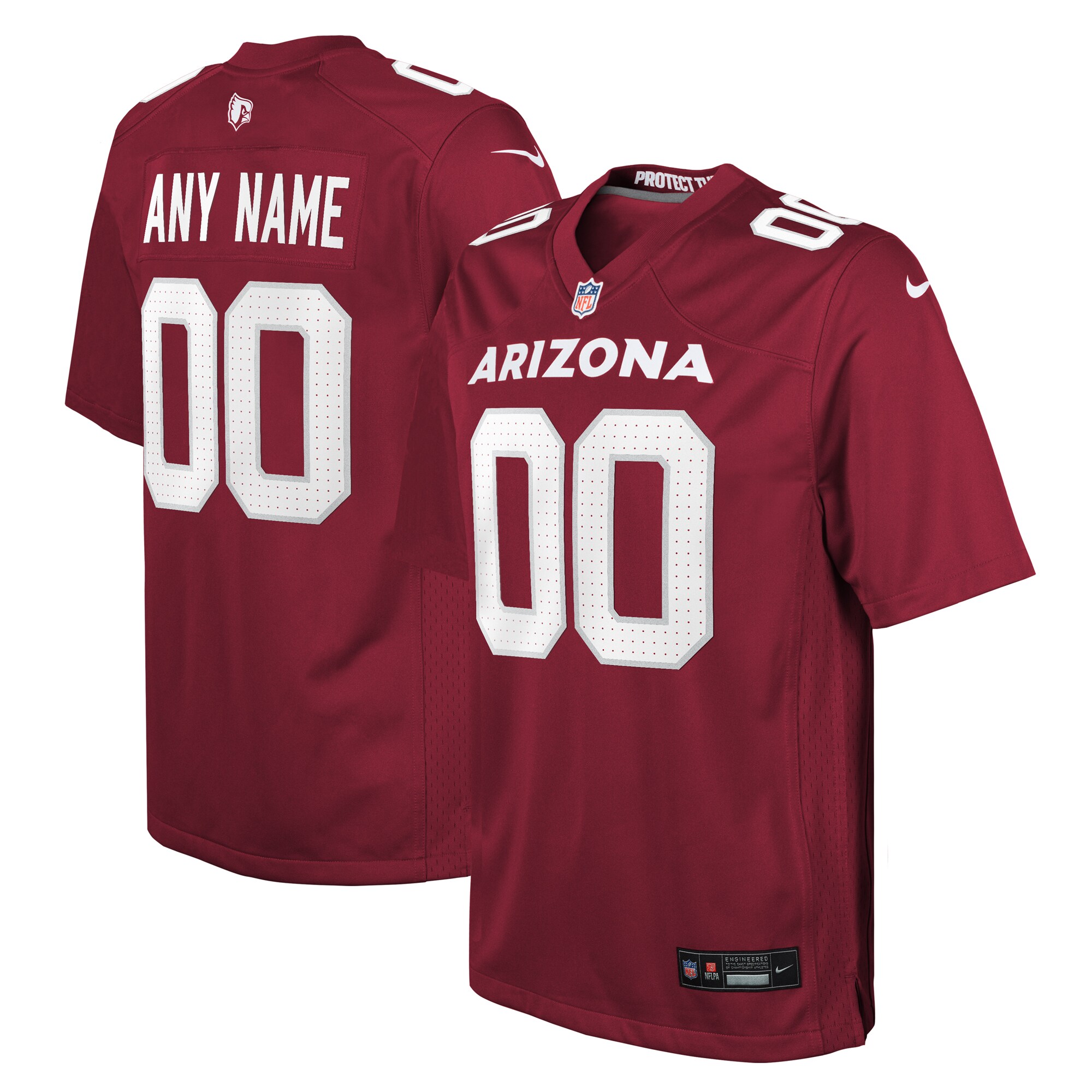 Arizona Cardinals  Youth Custom Game Jersey - Cardinal