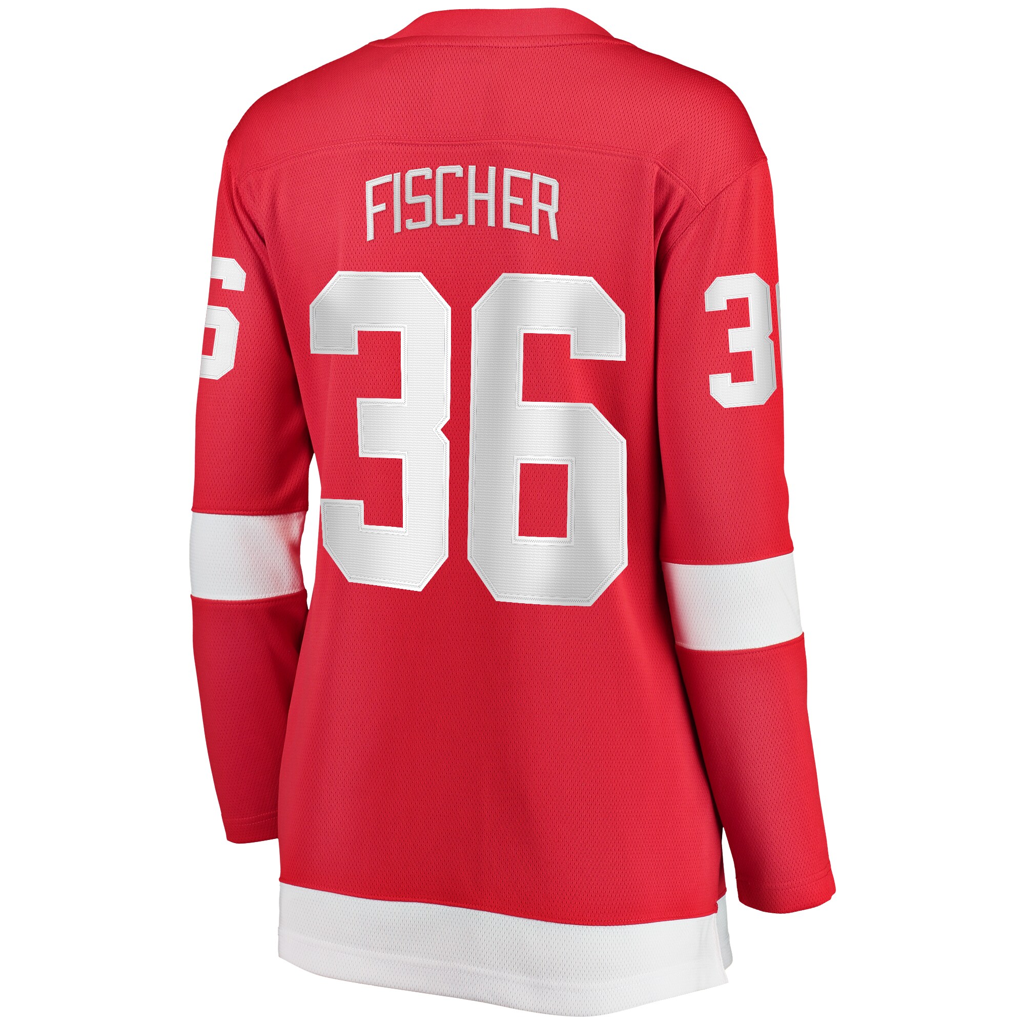 Christian Fischer Detroit Red Wings Fanatics Women's Home Breakaway Player Jersey - Red