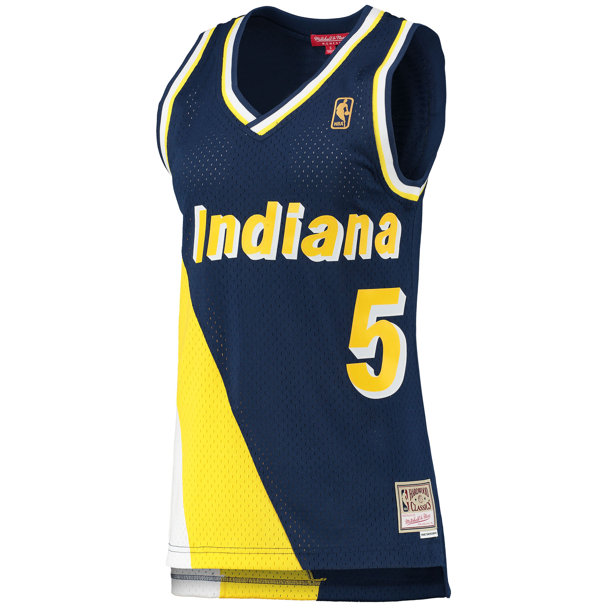 Jalen Rose Indiana Pacers Mitchell & Ness Women's 1996\/97 Hardwood Classics Swingman Jersey - Navy