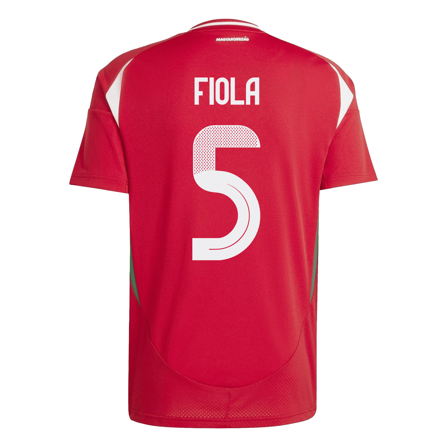 Attila Fiola 5 Hungary National Team 2024/25 Home Men Jersey - Red