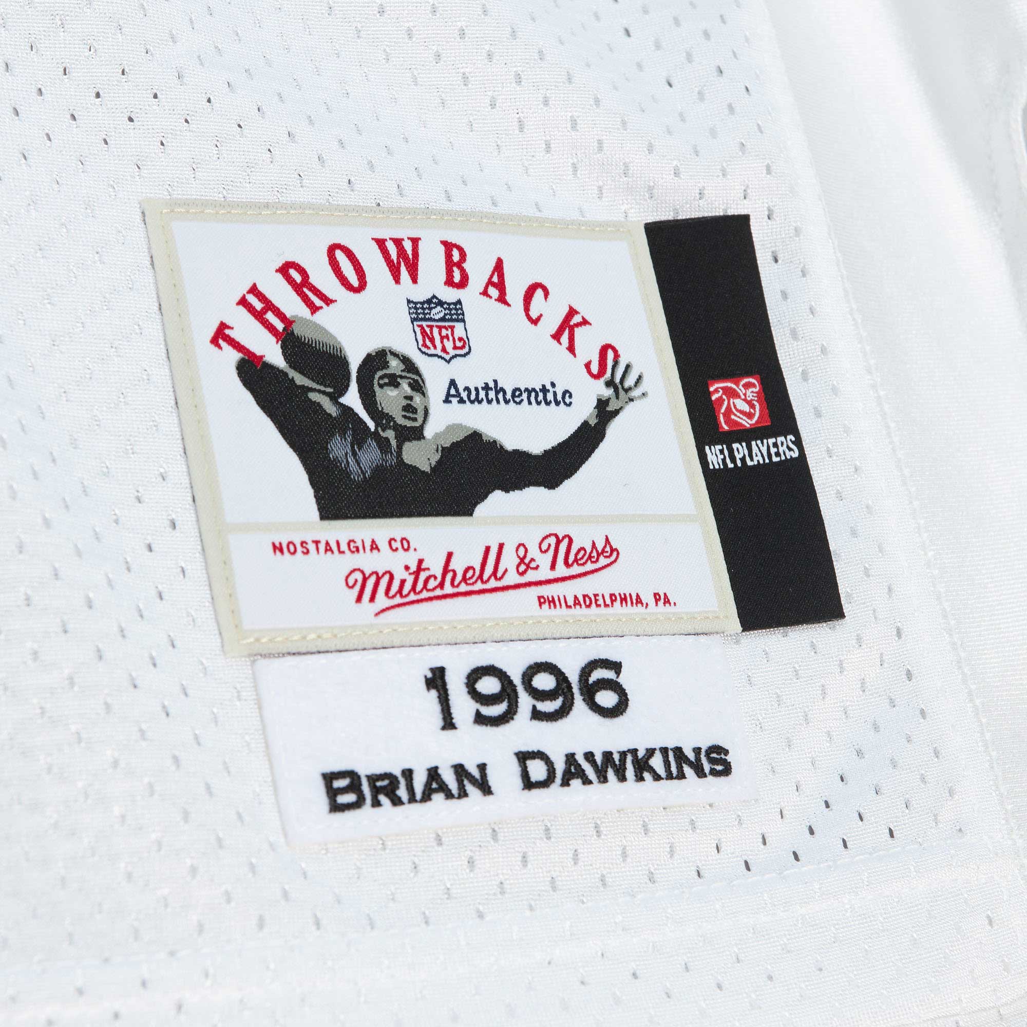 Brian Dawkins Philadelphia Eagles 1996 Mitchell & Ness Authentic Throwback Retired Player Jersey - White