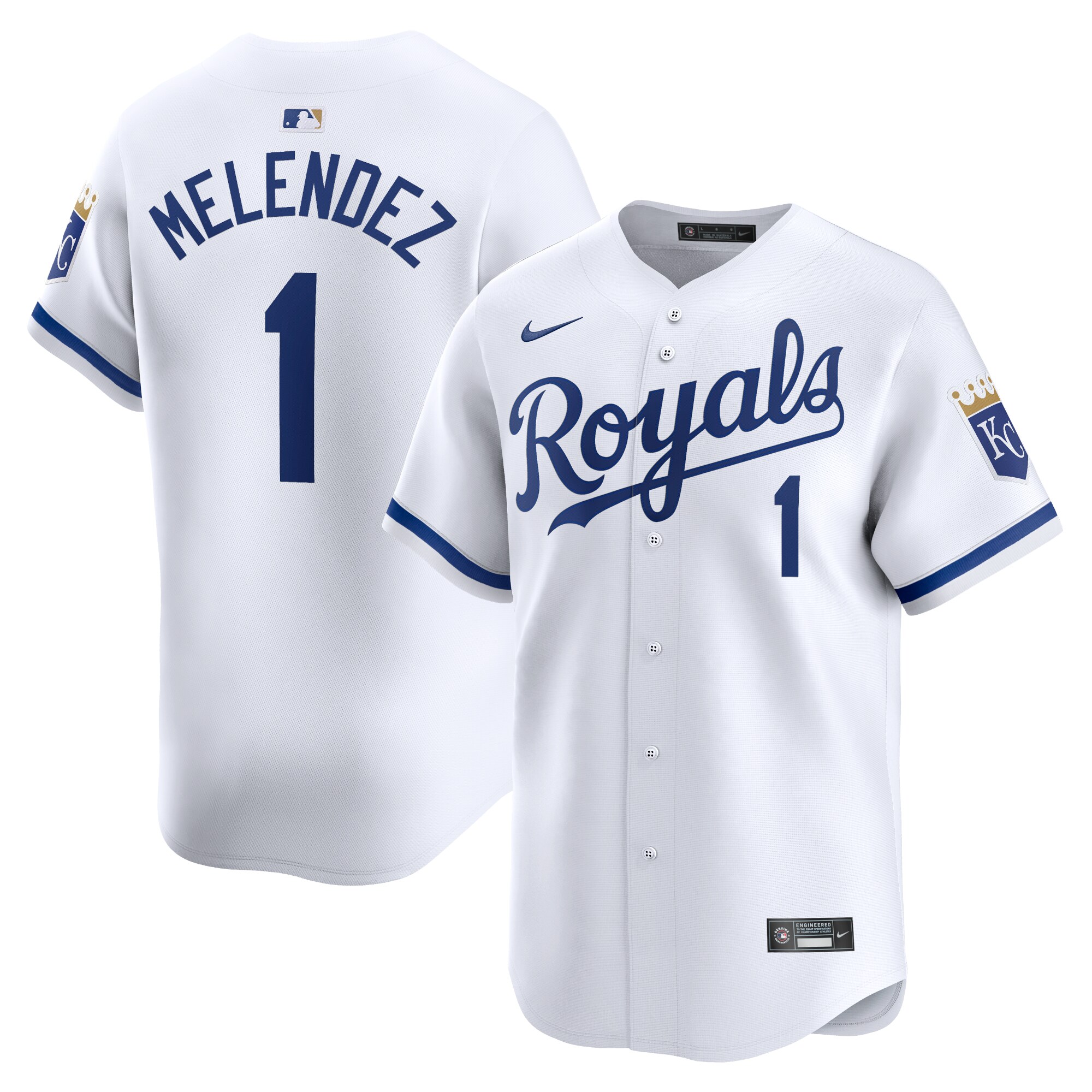 MJ Melendez Kansas City Royals  Home Limited Player Jersey - White