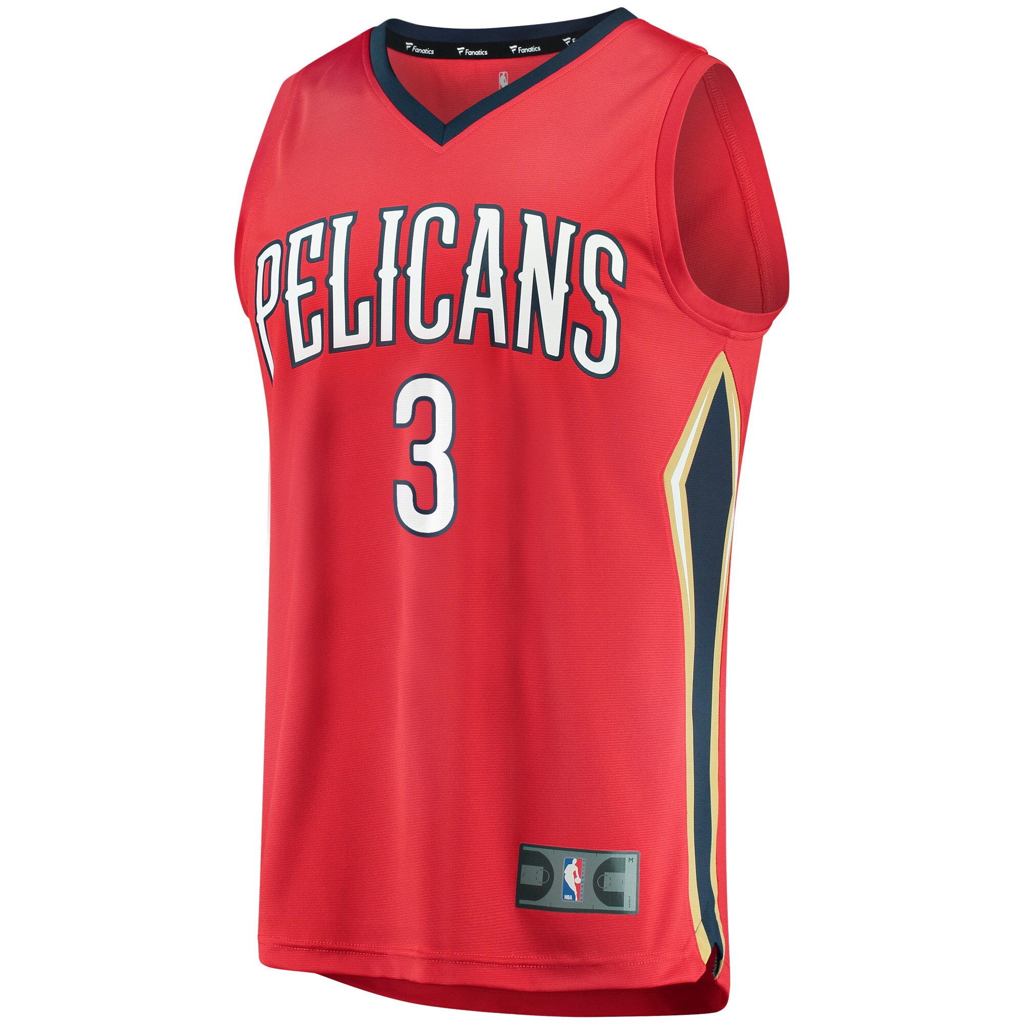 C.J. McCollum New Orleans Pelicans Fanatics Fast Break Replica Player Jersey - Statement Edition - Red