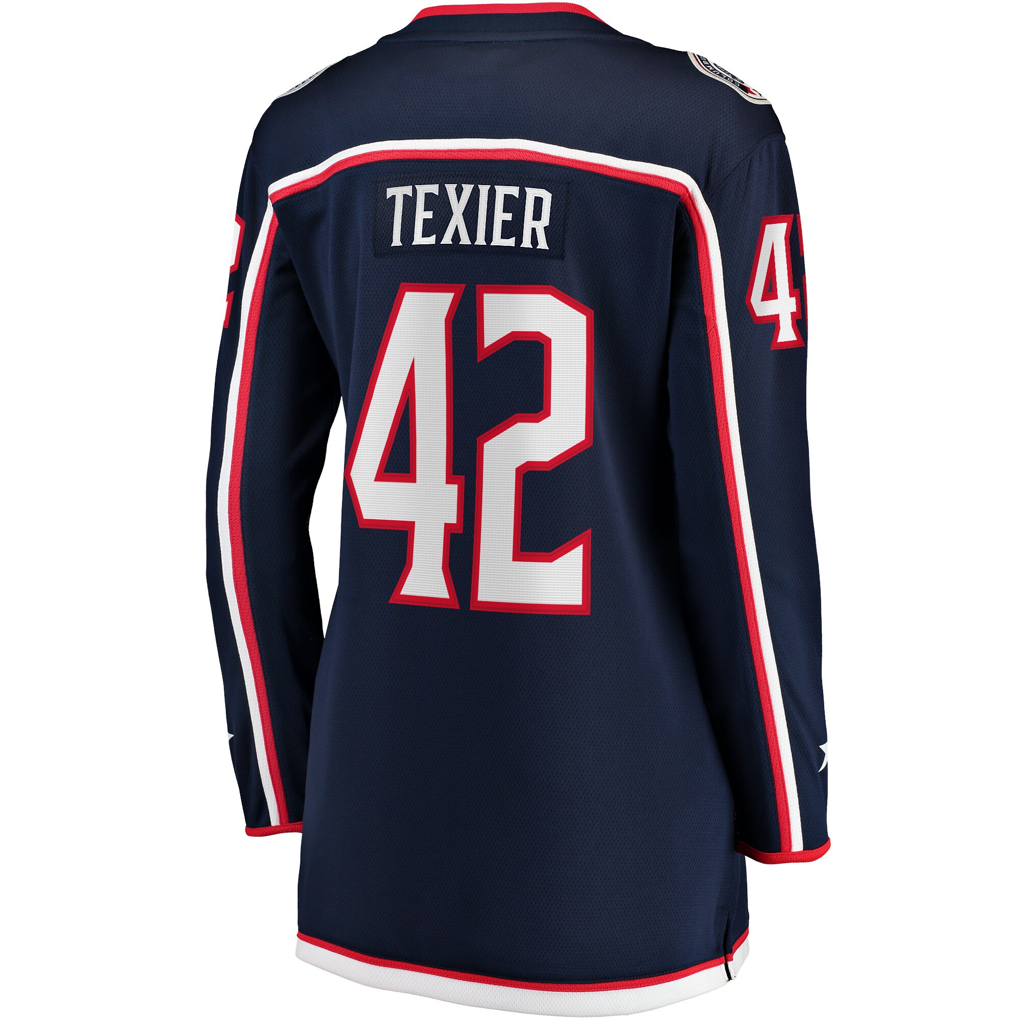 Alexandre Texier Columbus Blue Jackets Fanatics Women's Home Breakaway Player Jersey - Navy