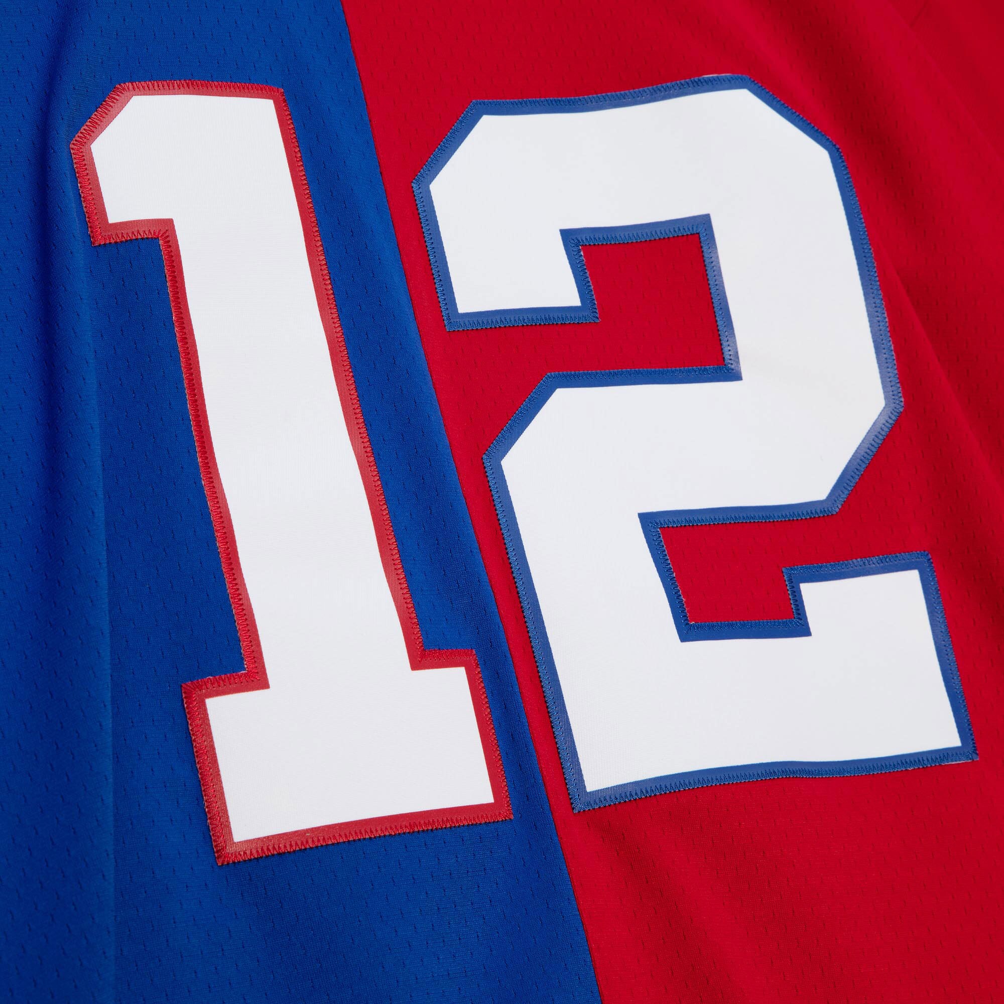 Jim Kelly Buffalo Bills Mitchell & Ness 1990 Split Legacy Replica Jersey - Royal\/Red