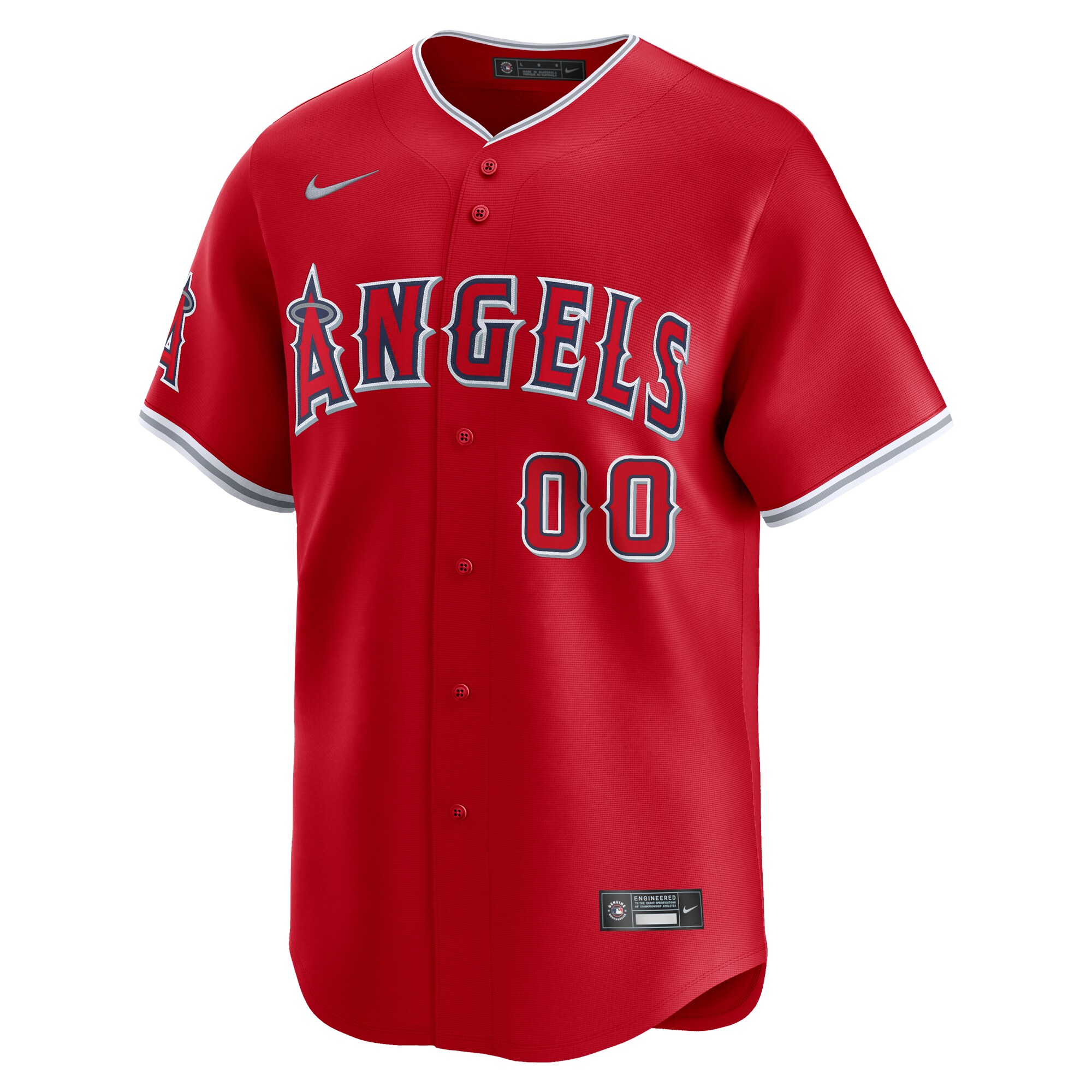Los Angeles Angels   Alternate Limited Custom Jersey\u00c2\u00a0\u00e2\u20ac\u201c Red