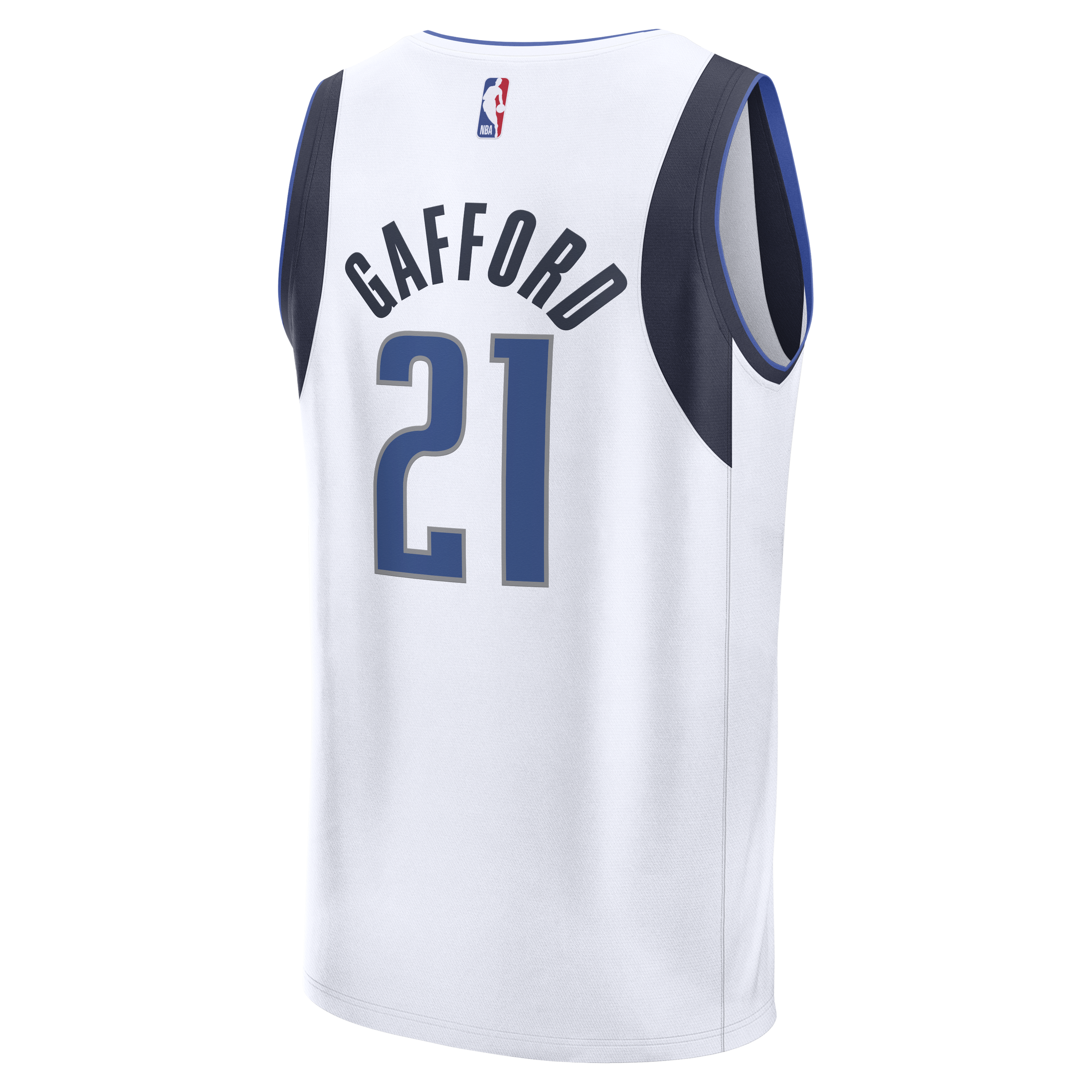 Daniel Gafford Dallas Mavericks Fanatics Youth Fast Break Player Jersey - Association Edition - White
