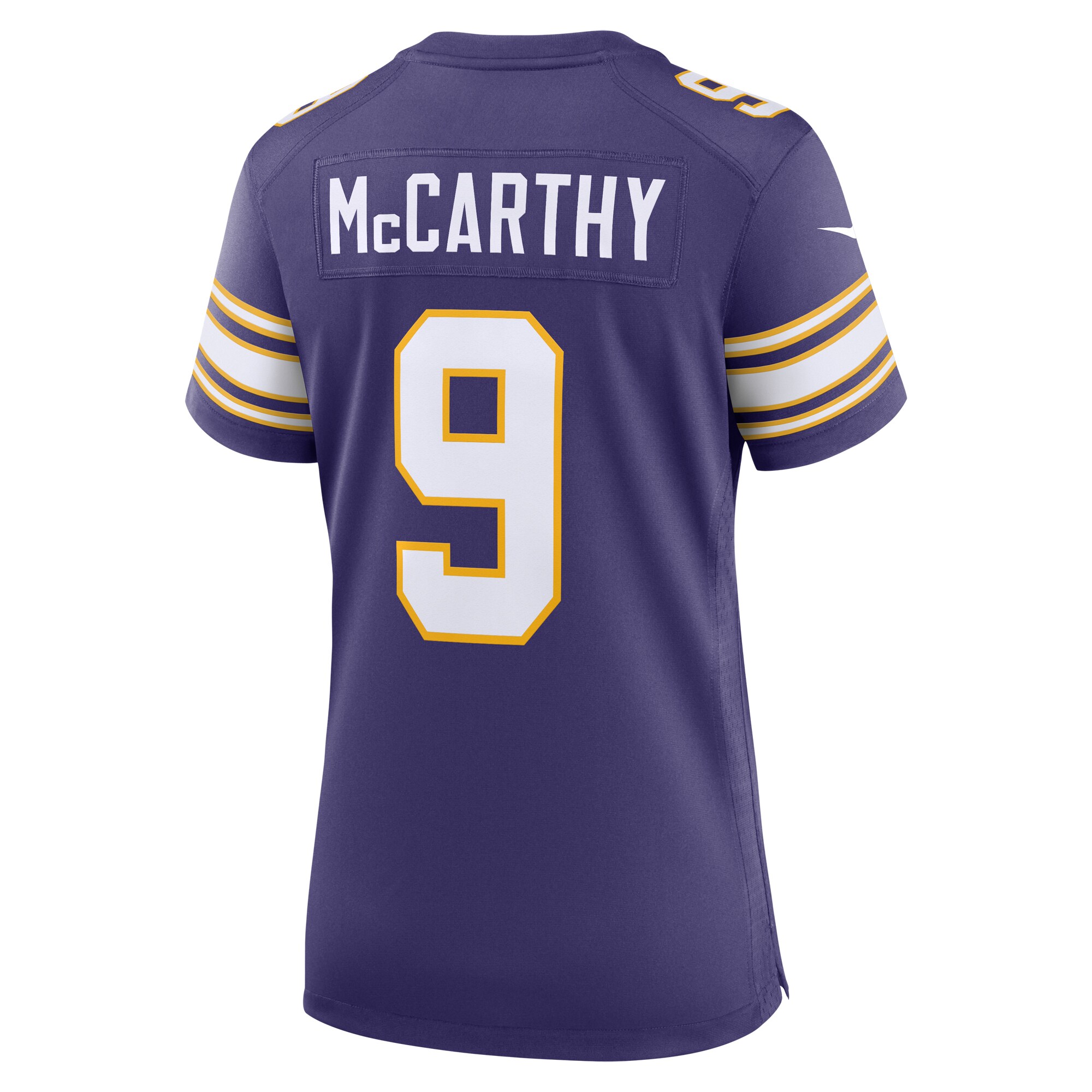 J.J. McCarthy Minnesota Vikings  Women's 2nd Alternate 2024 NFL Draft First Round Pick Player Game Jersey - Purple