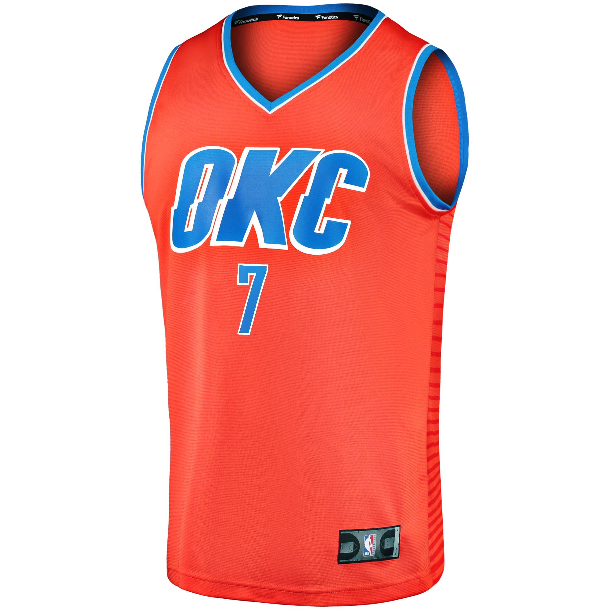 Chet Holmgren Oklahoma City Thunder Fanatics Fast Break Replica Player Jersey - Statement Edition - Orange