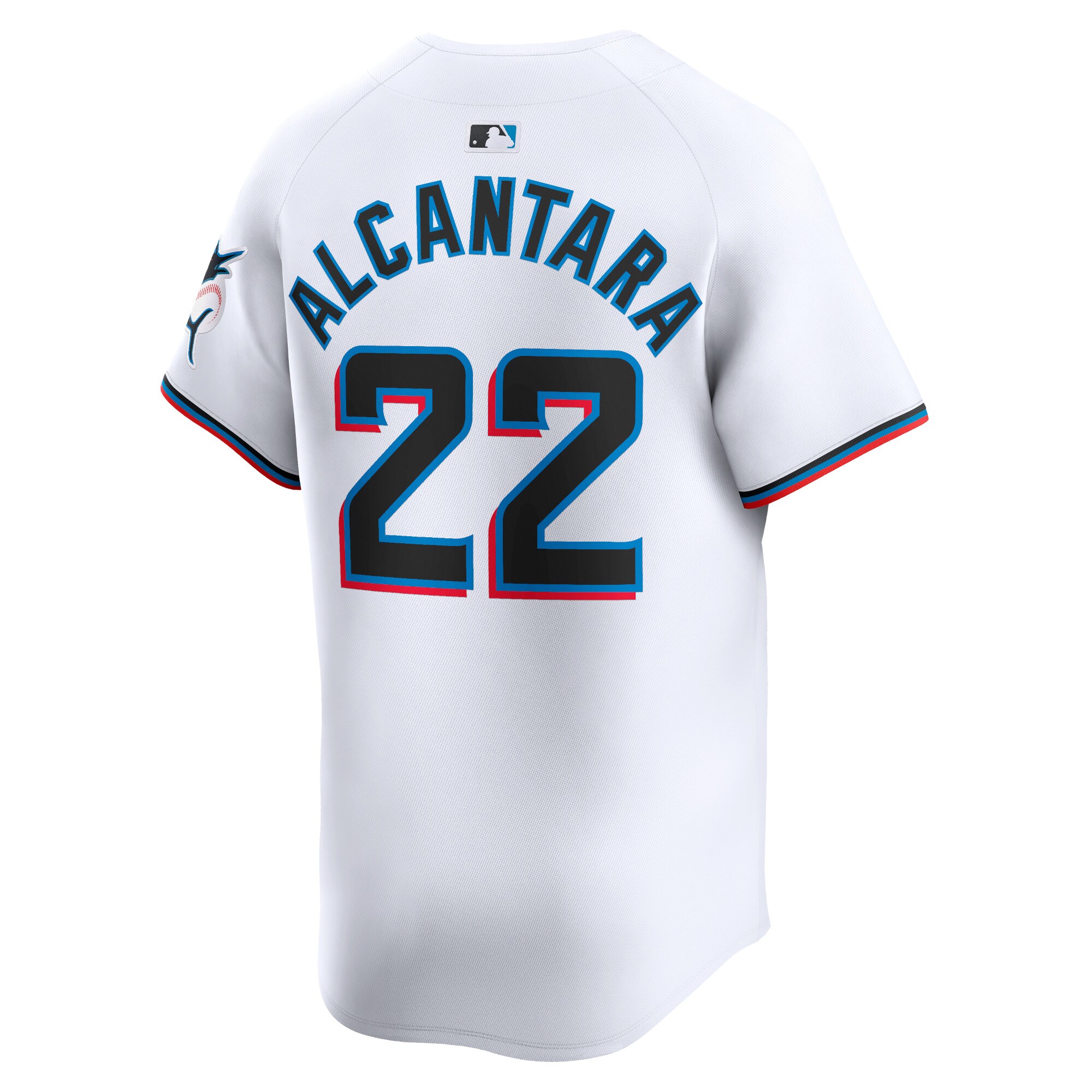 Sandy Alcantara Miami Marlins  Home Limited Player Jersey - White