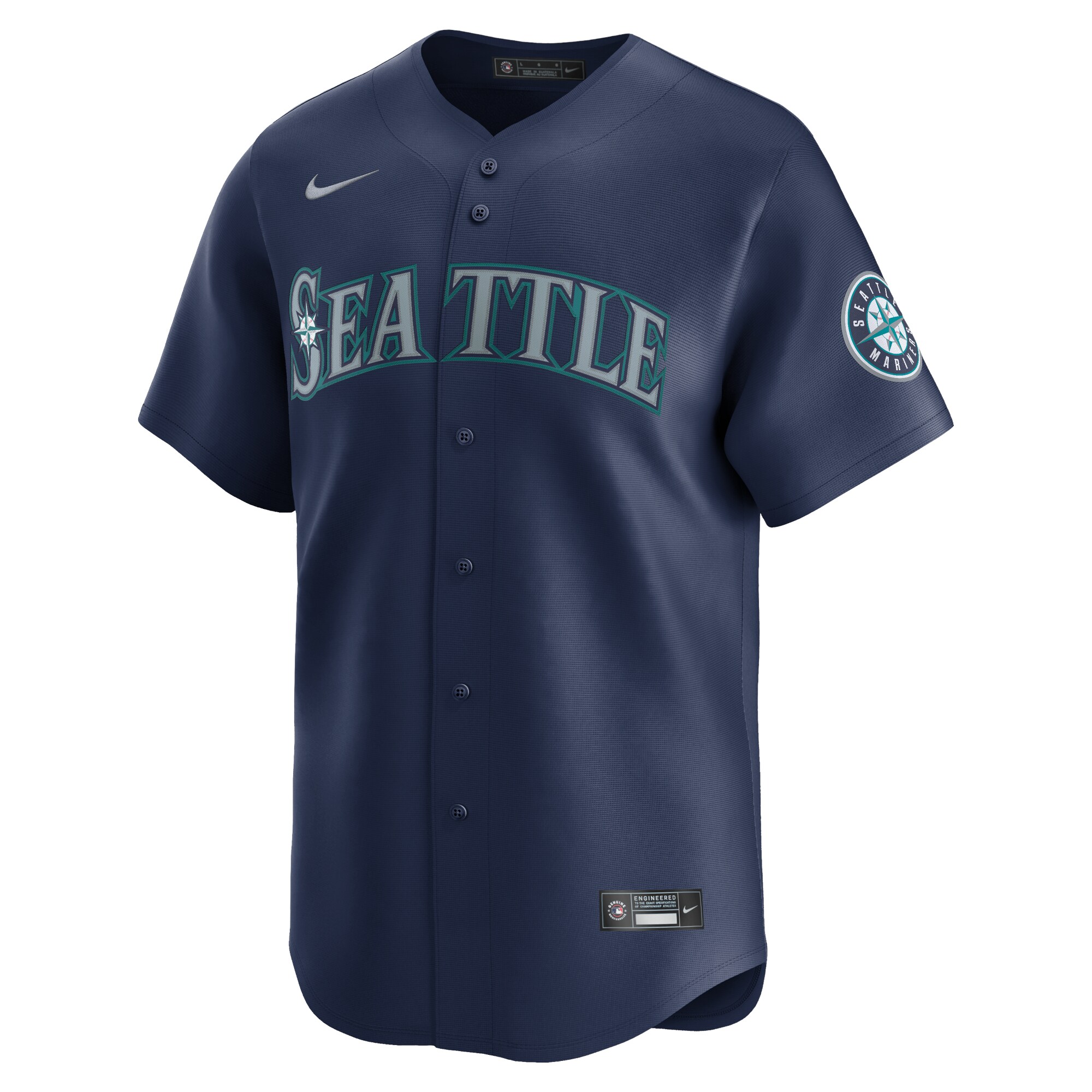 Seattle Mariners  Road Limited Jersey\u00c2\u00a0\u00e2\u20ac\u201c Navy