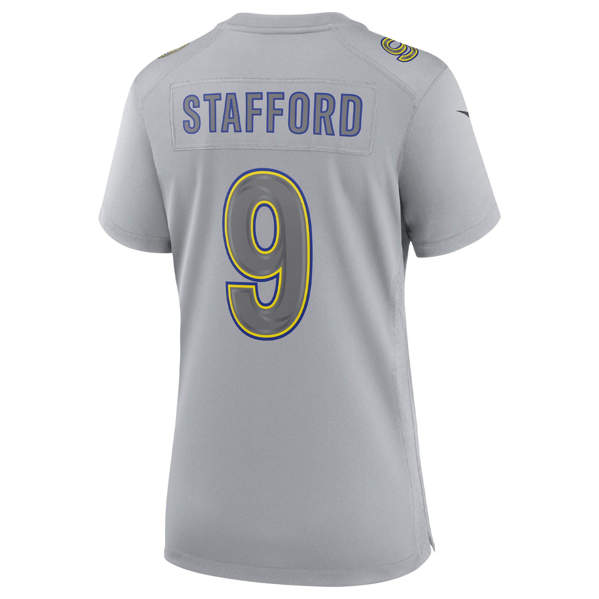 Matthew Stafford Los Angeles Rams  Women's Atmosphere Fashion Game Jersey - Gray
