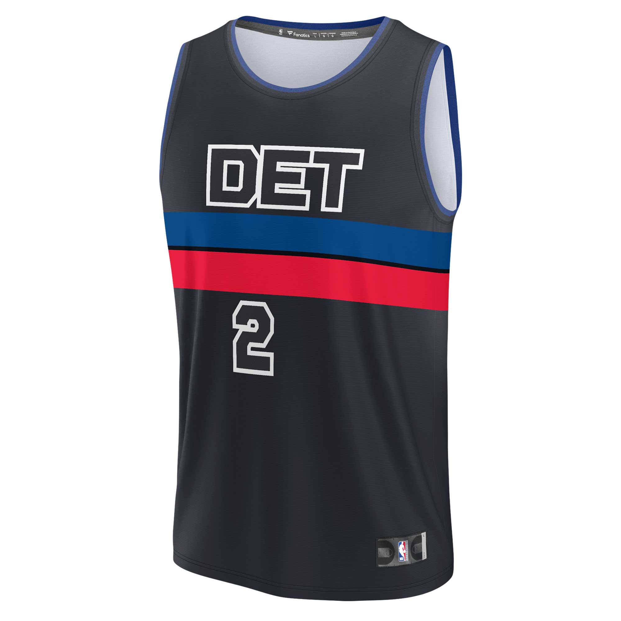 Cade Cunningham Detroit Pistons Fanatics Fast Break Replica Jersey - Statement Edition - Black