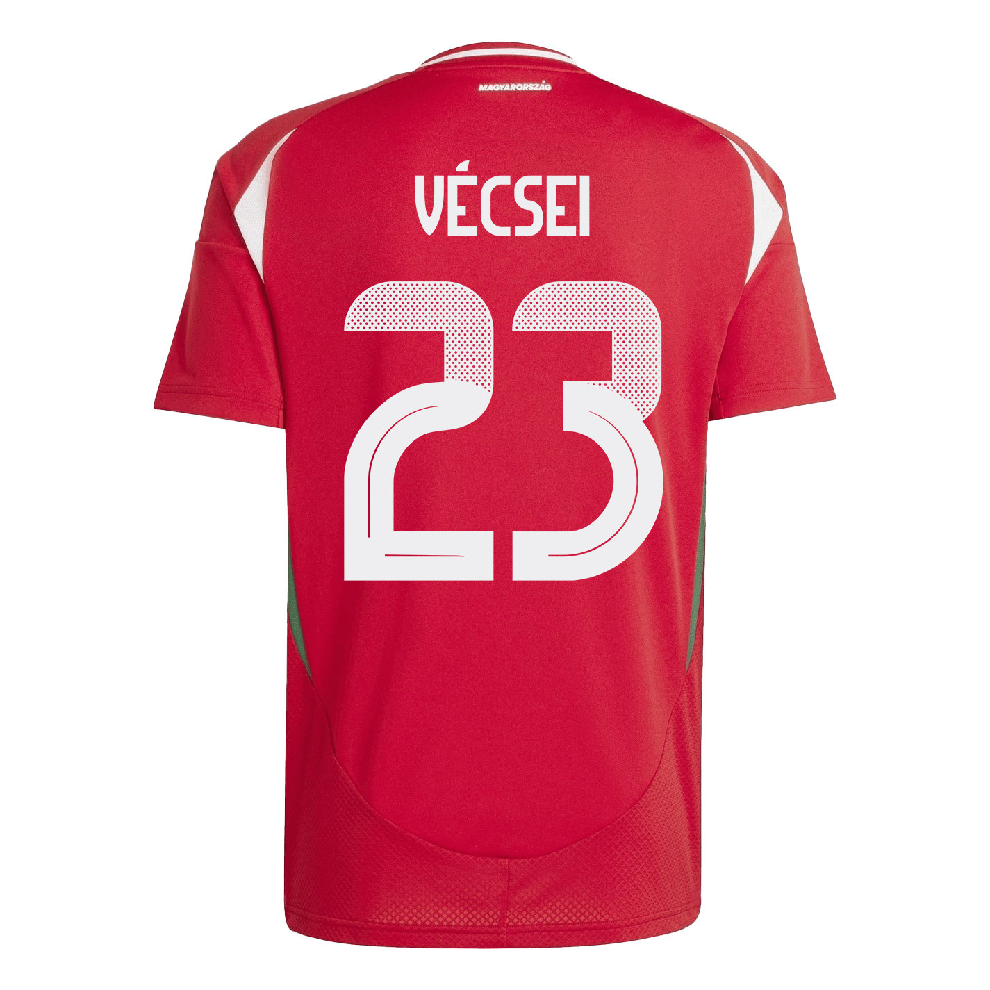 Bálint Vécsei 23 Hungary National Team 2024/25 Home Men Jersey - Red
