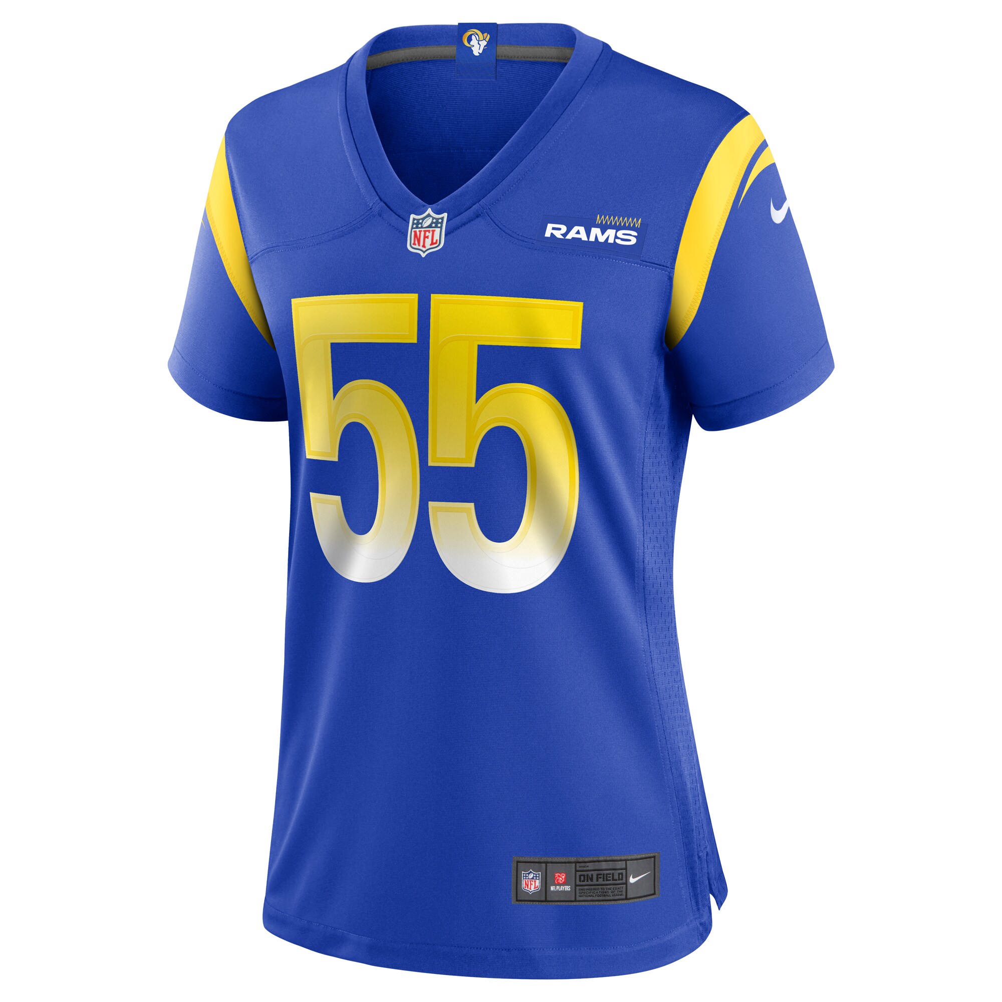 Brian Allen Los Angeles Rams  Women's Game Jersey - Royal