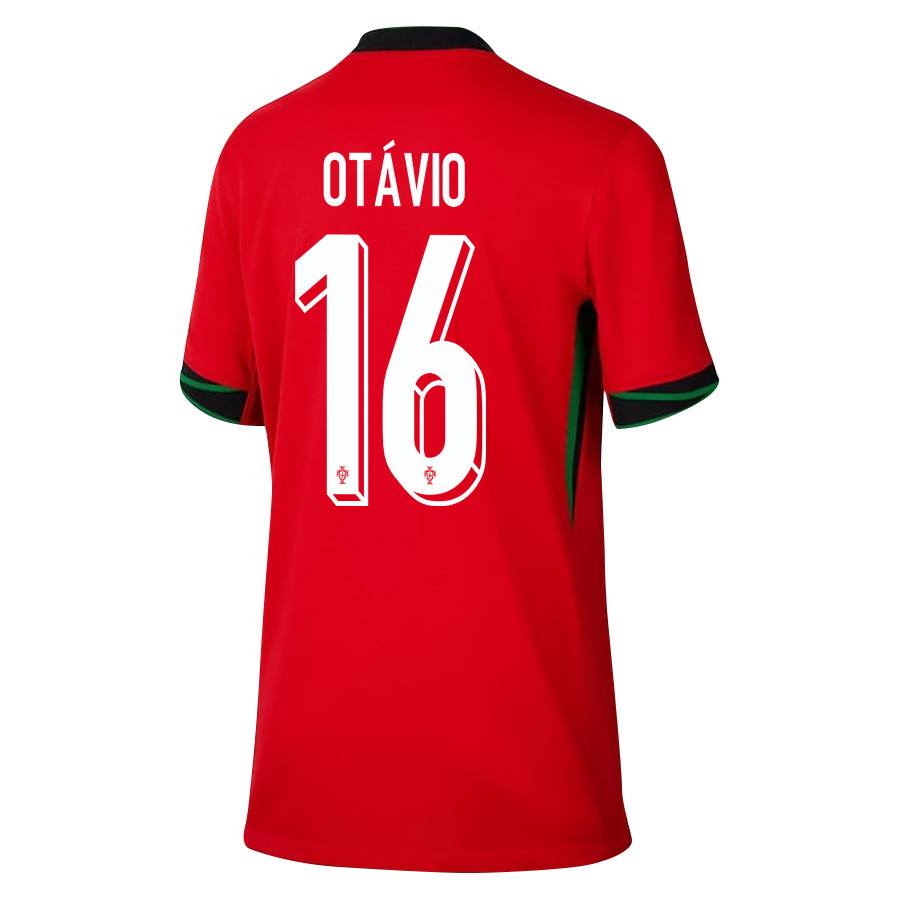 Otávio 16 Portugal National Team 2024/25 Home YOUTH Jersey - Red