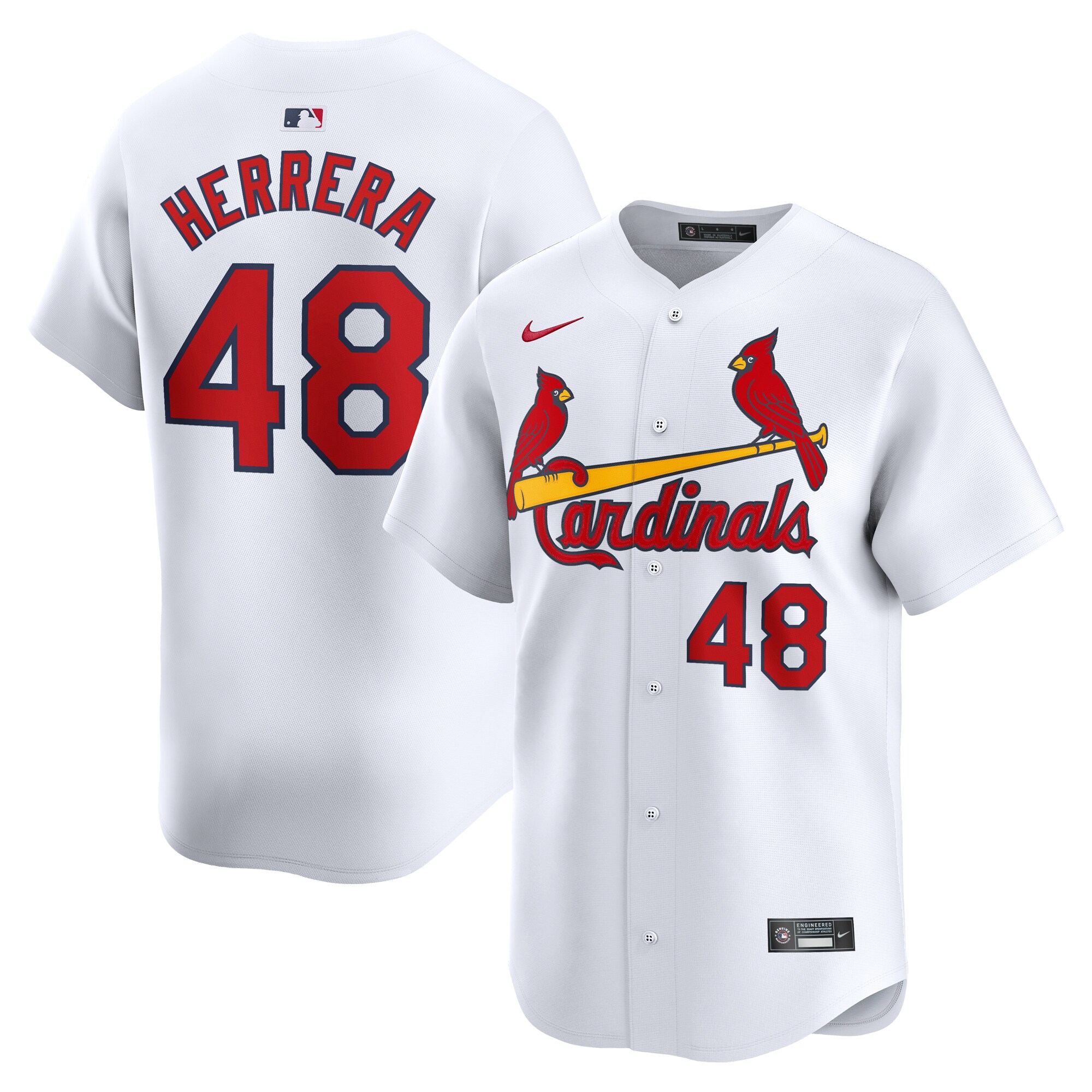Iv\u00c3\u00a1n Herrera St. Louis Cardinals  Home Limited Player Jersey\u00c2\u00a0\u00e2\u20ac\u201c White
