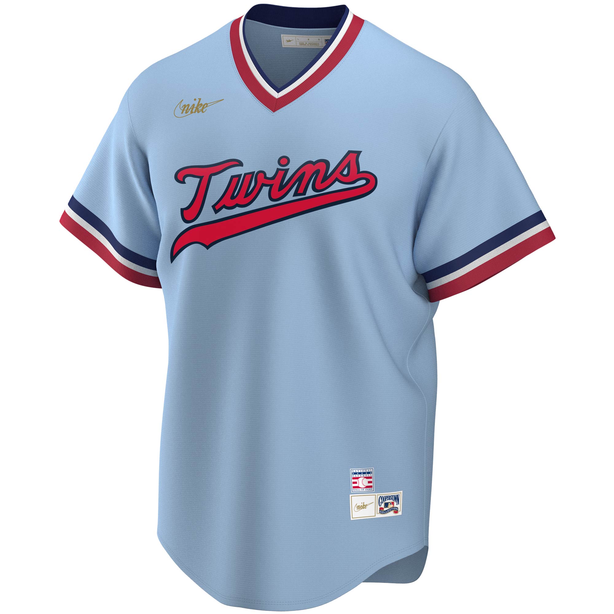 Rod Carew Minnesota Twins  Road Cooperstown Collection Player Jersey - Light Blue