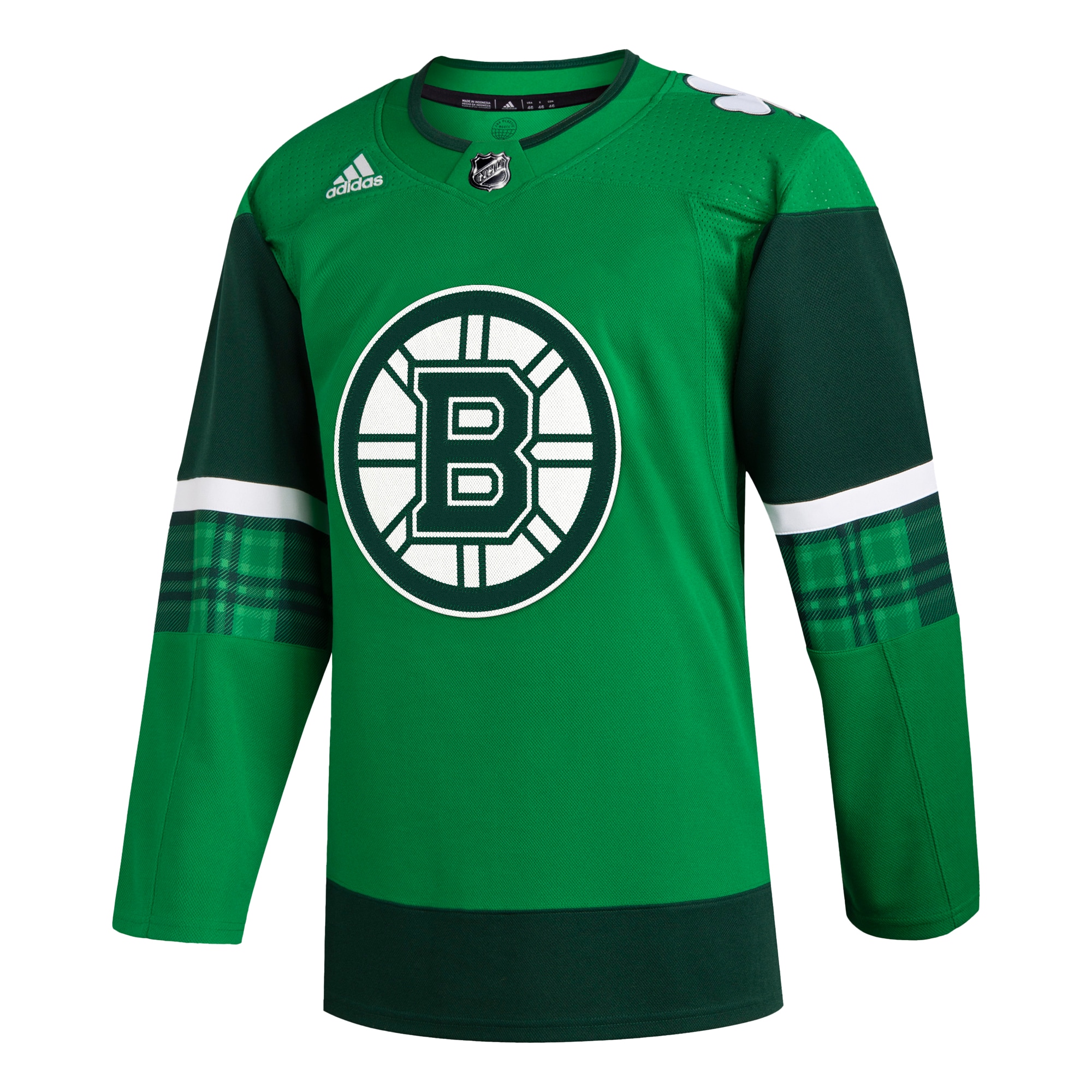 Boston Bruins adidas 2023 St. Patrick's Day Primegreen Authentic Jersey - Kelly Green