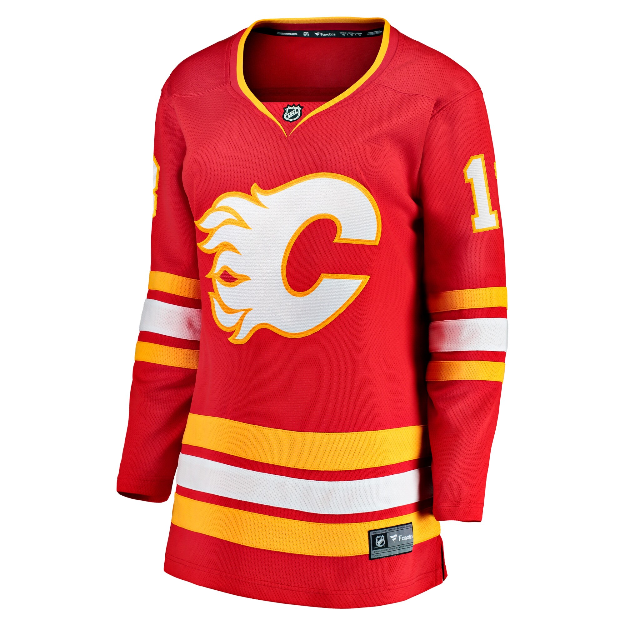 Johnny Gaudreau Calgary Flames Fanatics Women's Home Premier Breakaway Player Jersey - Red