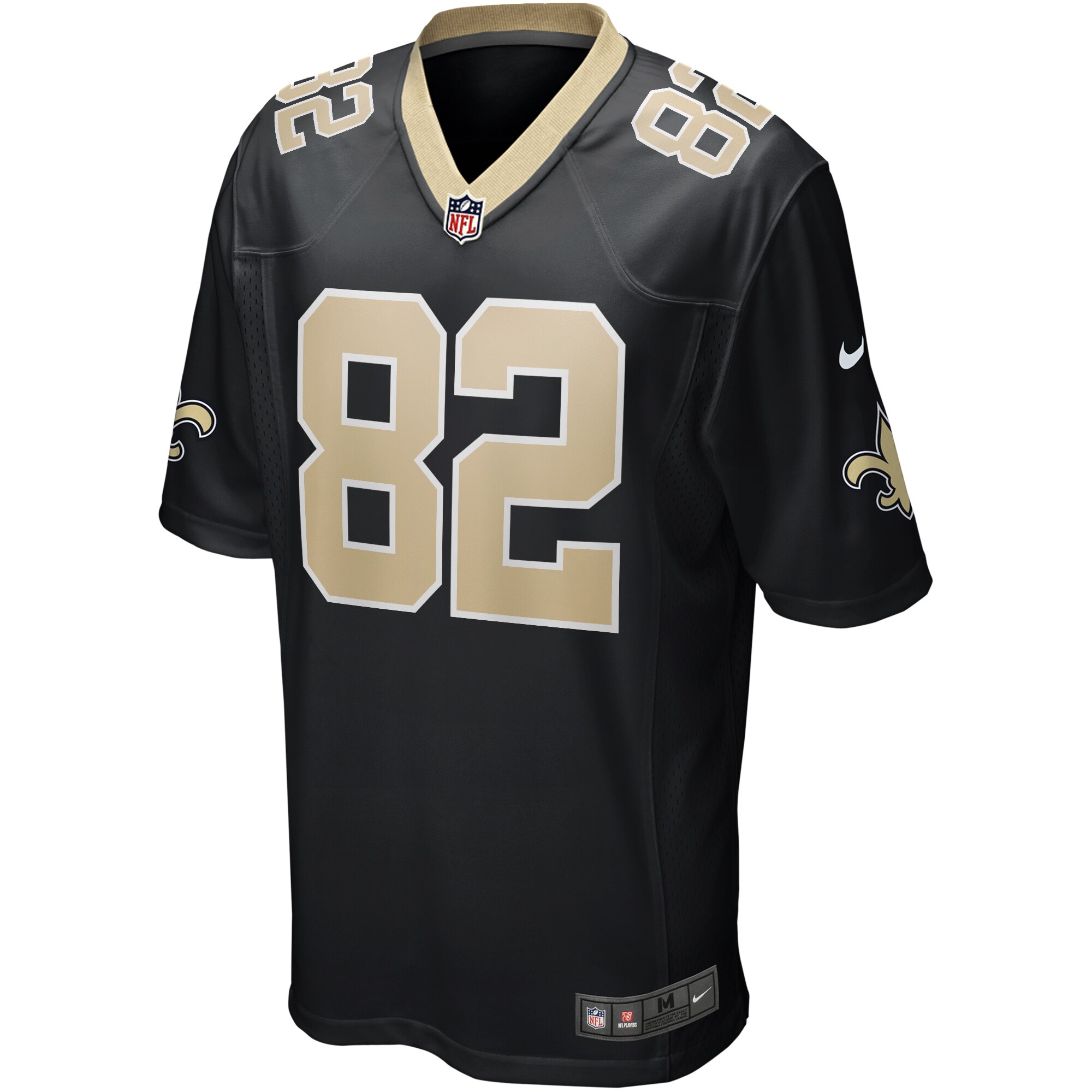 Bob Pollard New Orleans Saints  Game Retired Player Jersey - Black