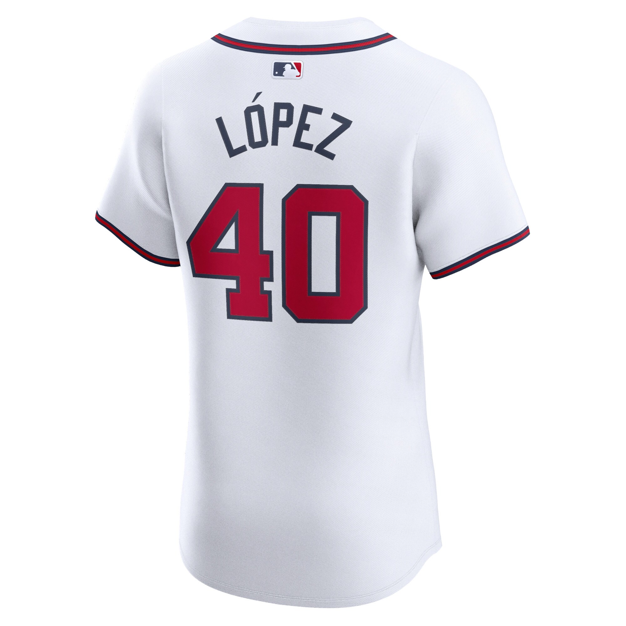 Reynaldo Lopez Atlanta Braves  Home Elite Player Jersey - White