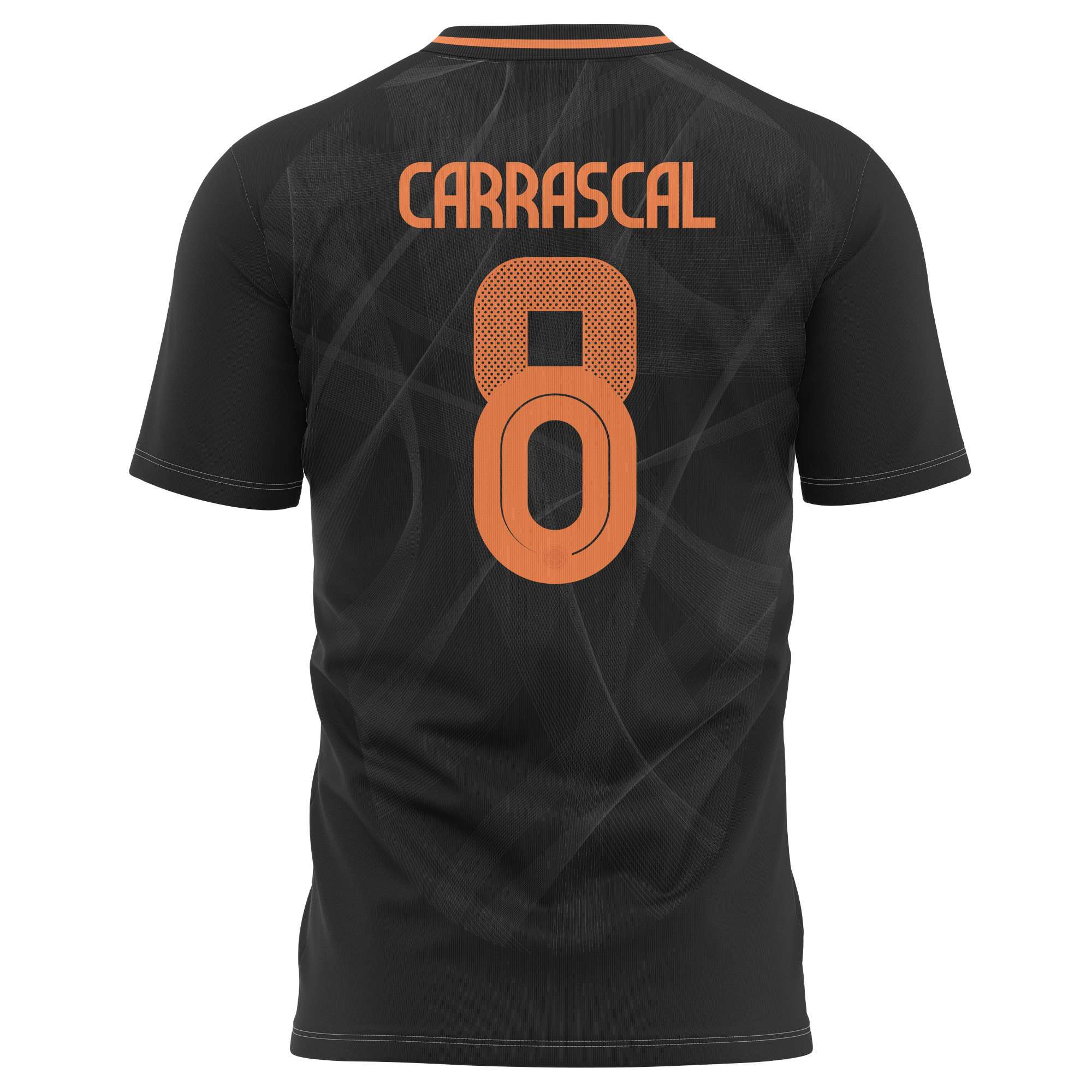 Jorge Carrascal 8 Colombia National Team 2024 Away Kits AOP T-shirt - Black