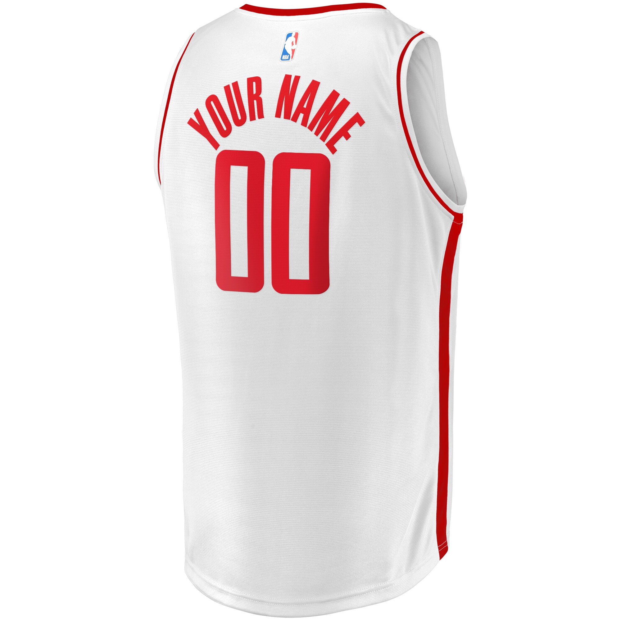Houston Rockets Fanatics Fast Break Custom Replica Jersey - Association Edition - White