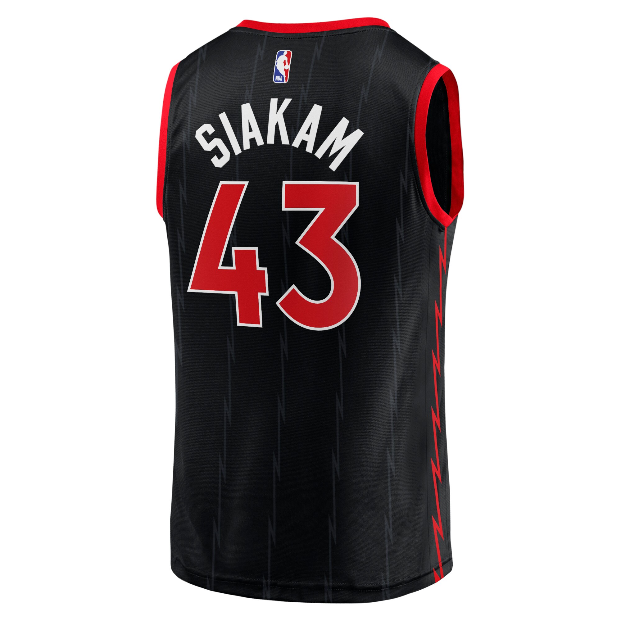 Pascal Siakam Toronto Raptors Fanatics Fast Break Replica Jersey Black - Statement Edition